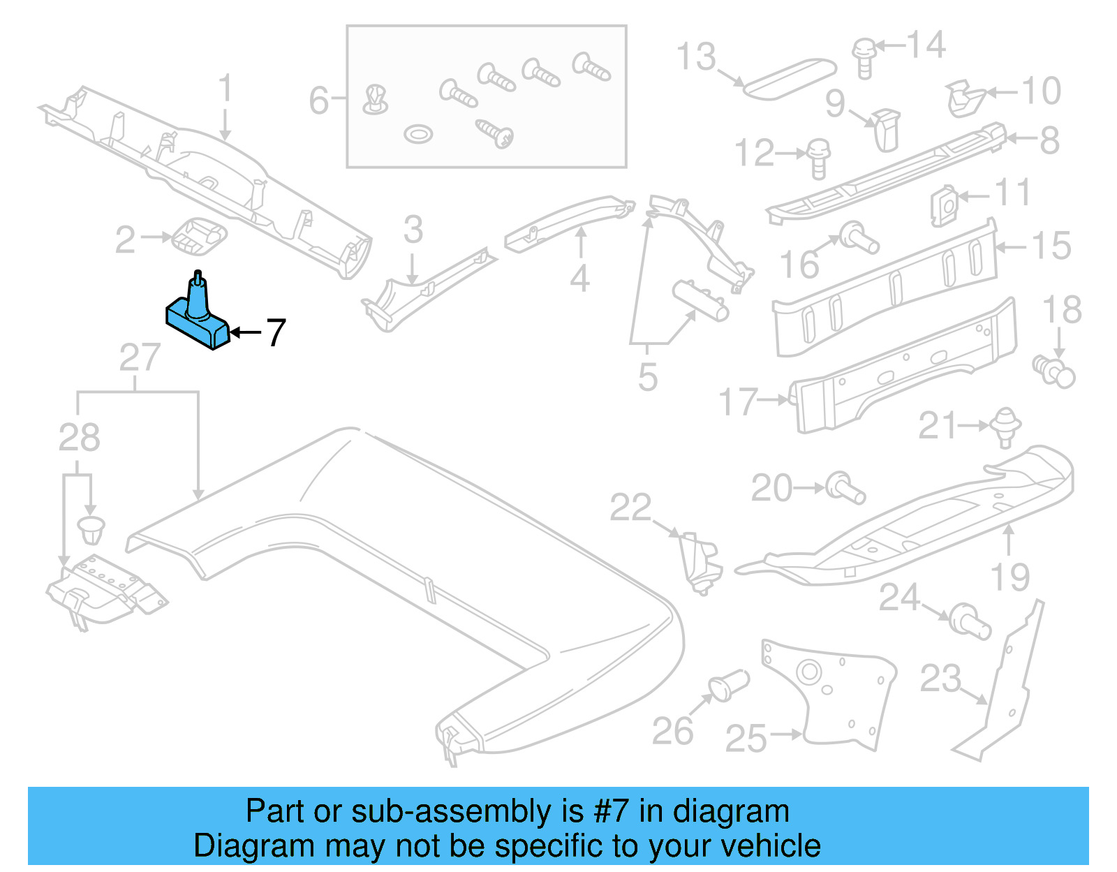Key 8P7-825-381-A - View 7