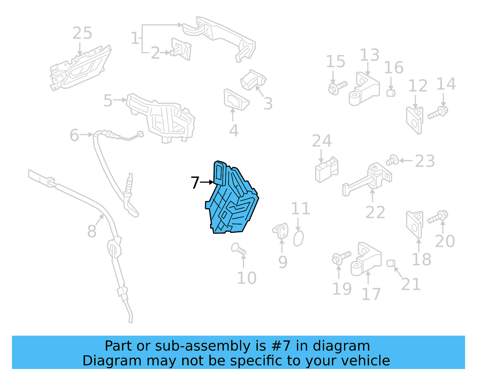 Door Lock Actuator Motor 3G8-839-016-C - View 4