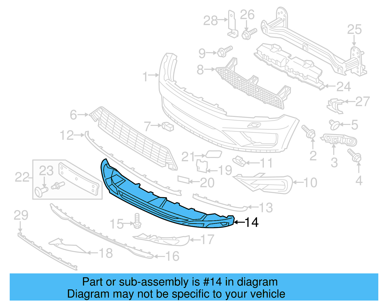 Spoiler 7P6-807-061-H-9B9 - View 8