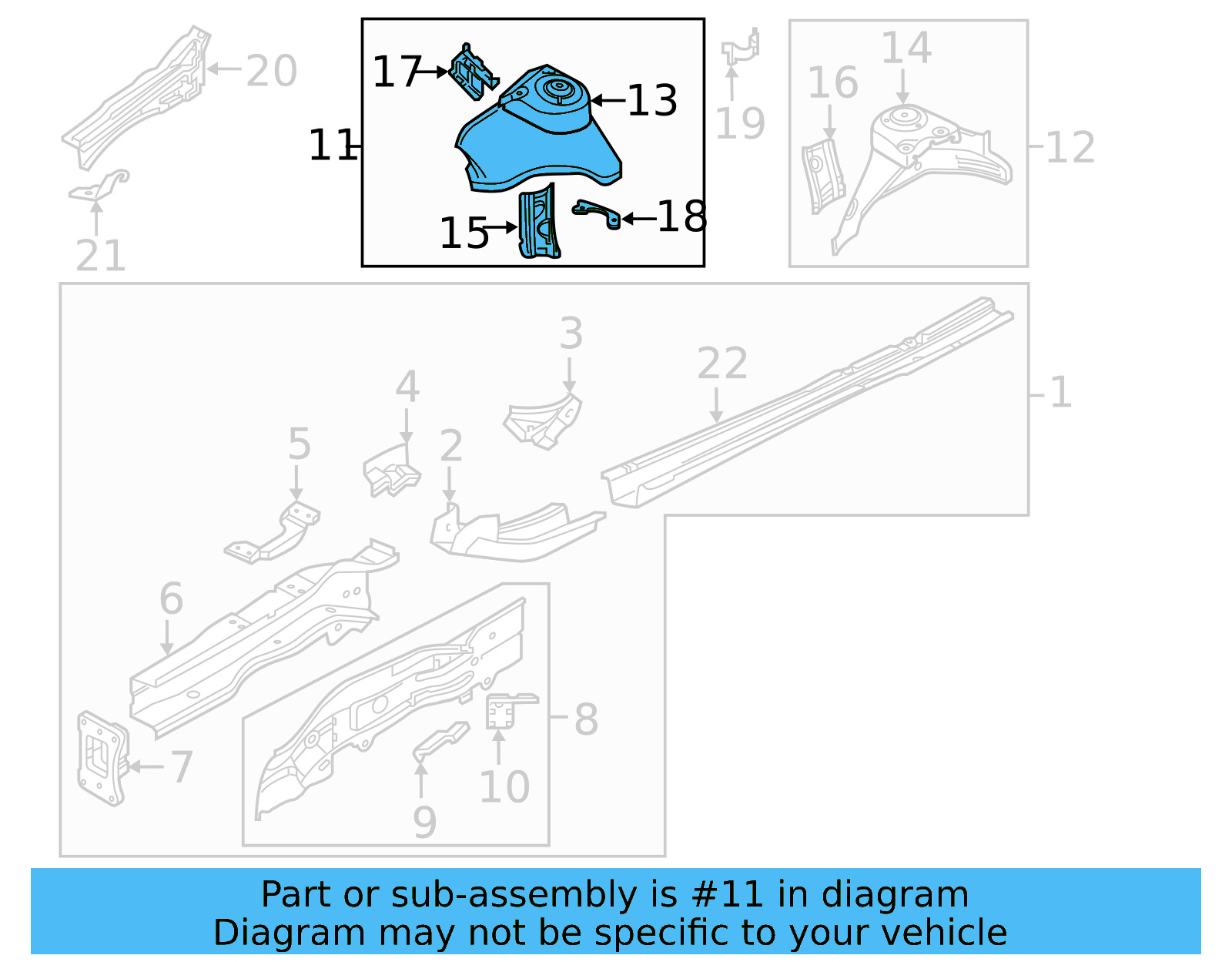 Apron Assembly 5Q0-805-116-E - View 12