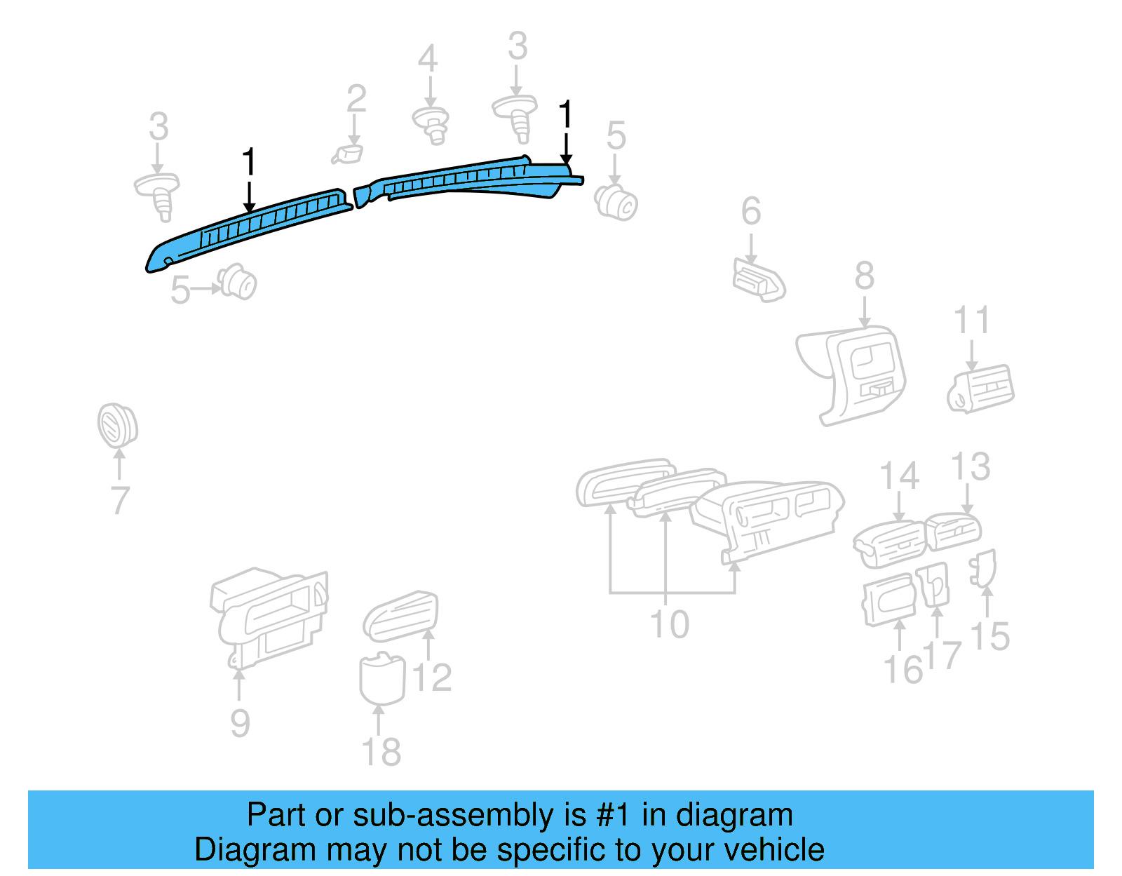 Water Deflector 1E1-819-415 - View 6