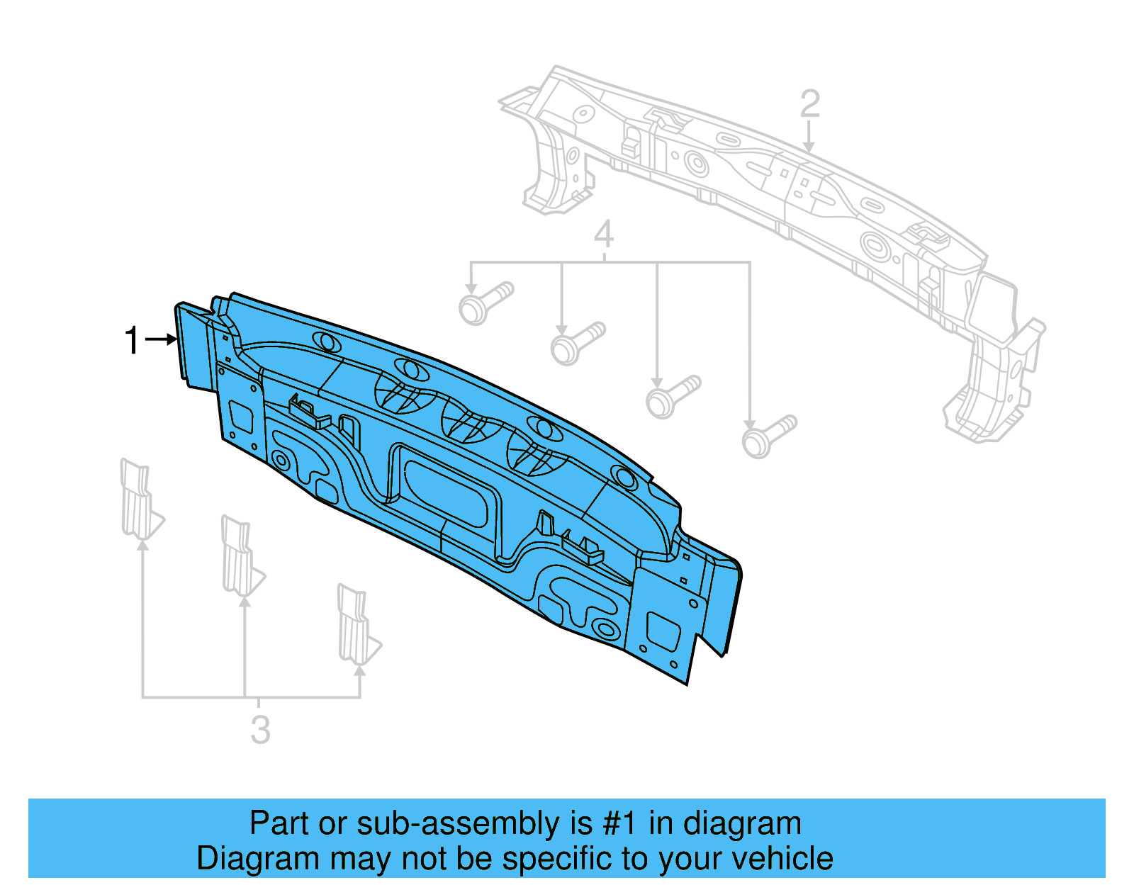 Rear Body Panel 5C5-813-301 - View 8