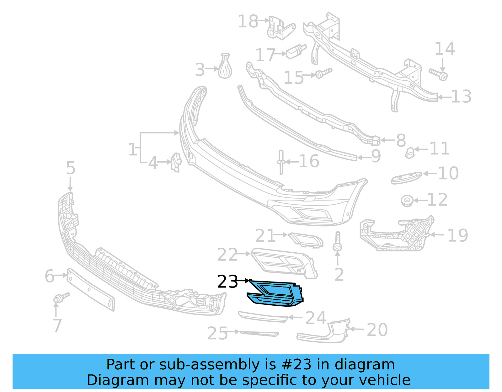 Lower Trim Panel 5NN-853-666-C-041 - View 3