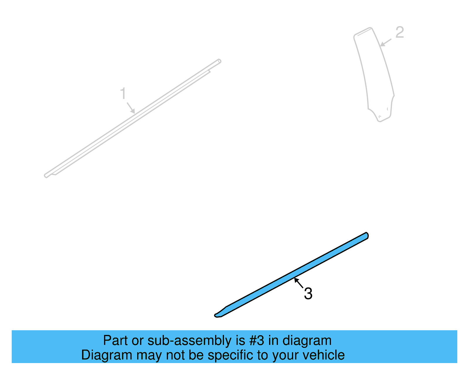 Side Molding 3C8-853-071-B-2ZZ - View 4