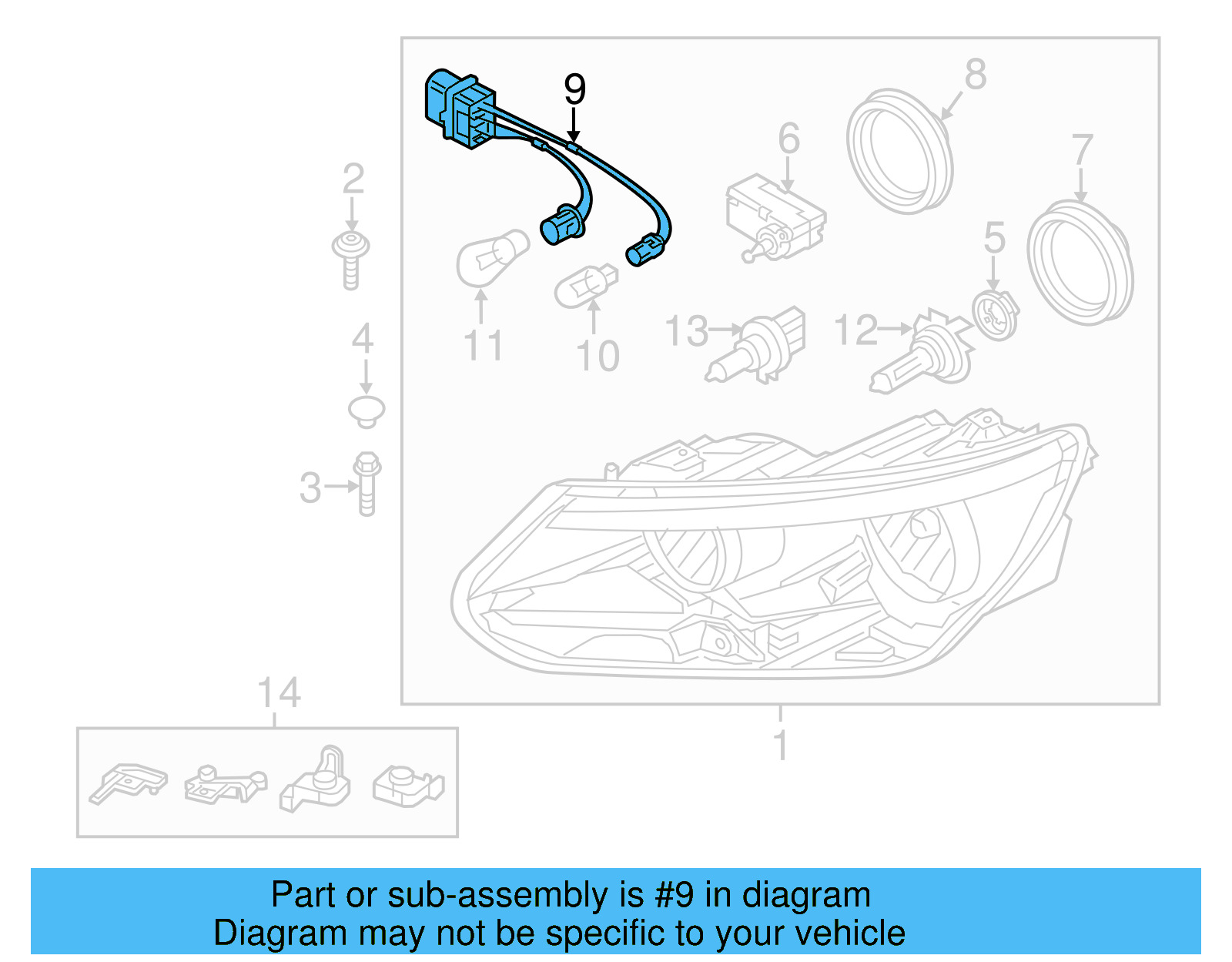 Wire Harness 5N0-971-671-A - View 5