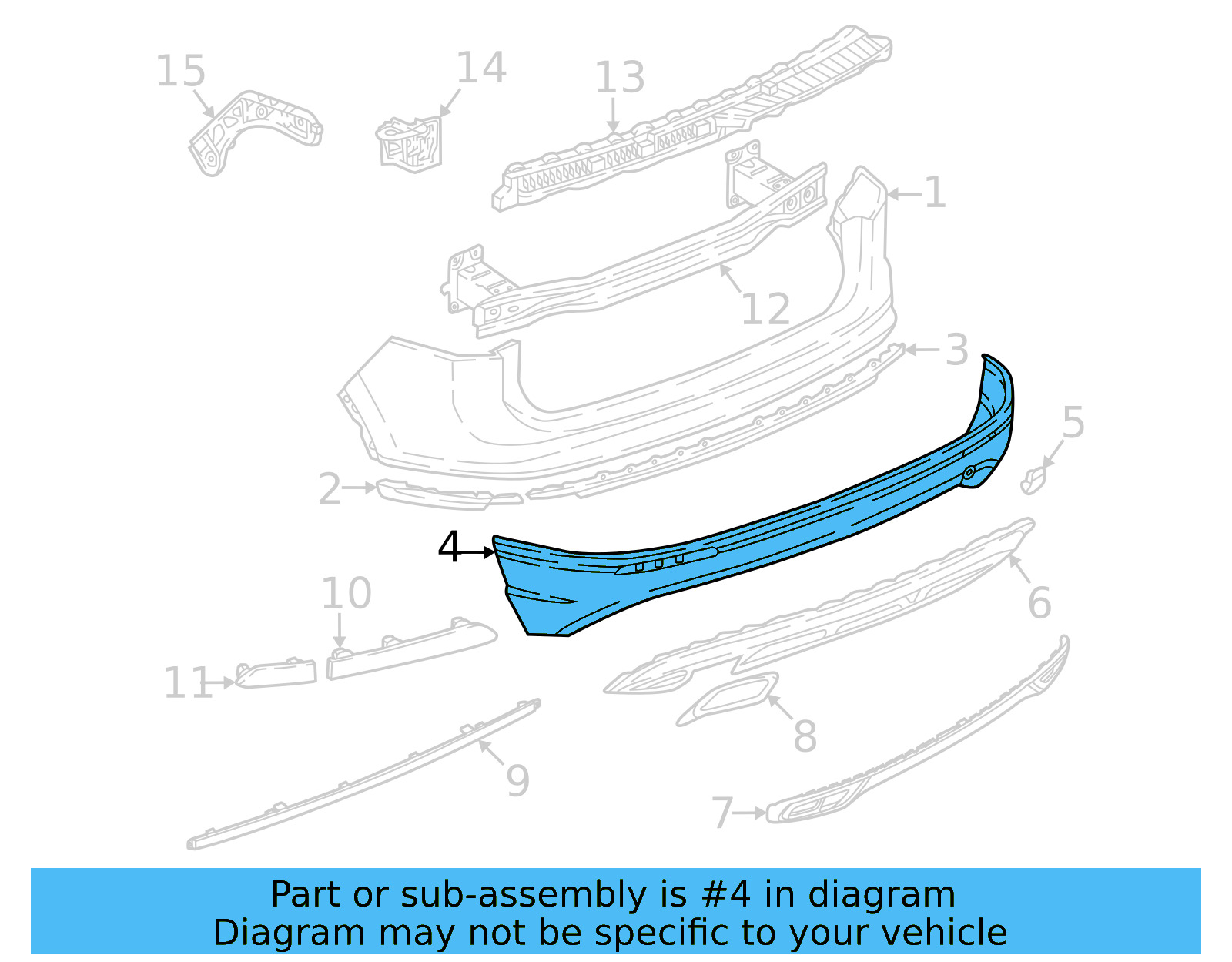 Lower Cover 5NN-807-433-G-GRU - View 4