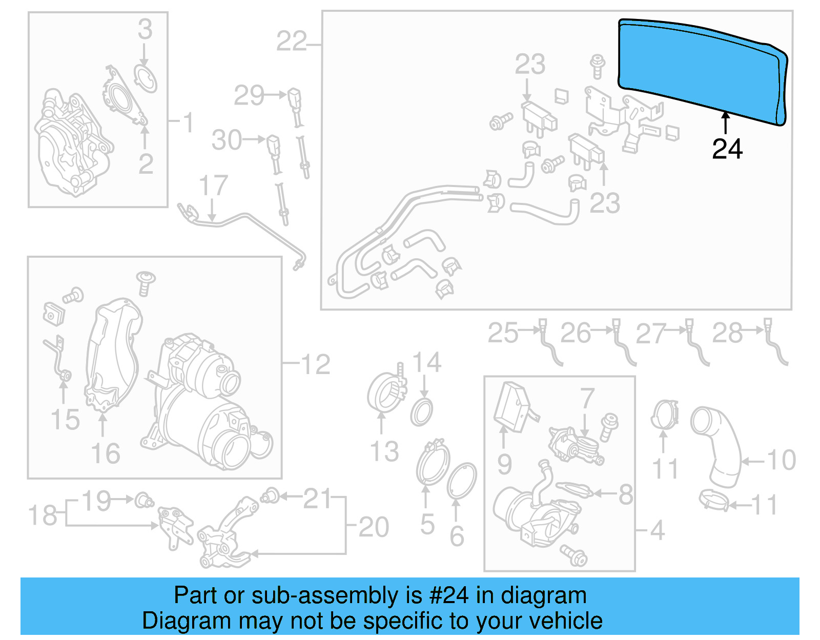 Heat Deflector 04L-971-461-AE - View 15