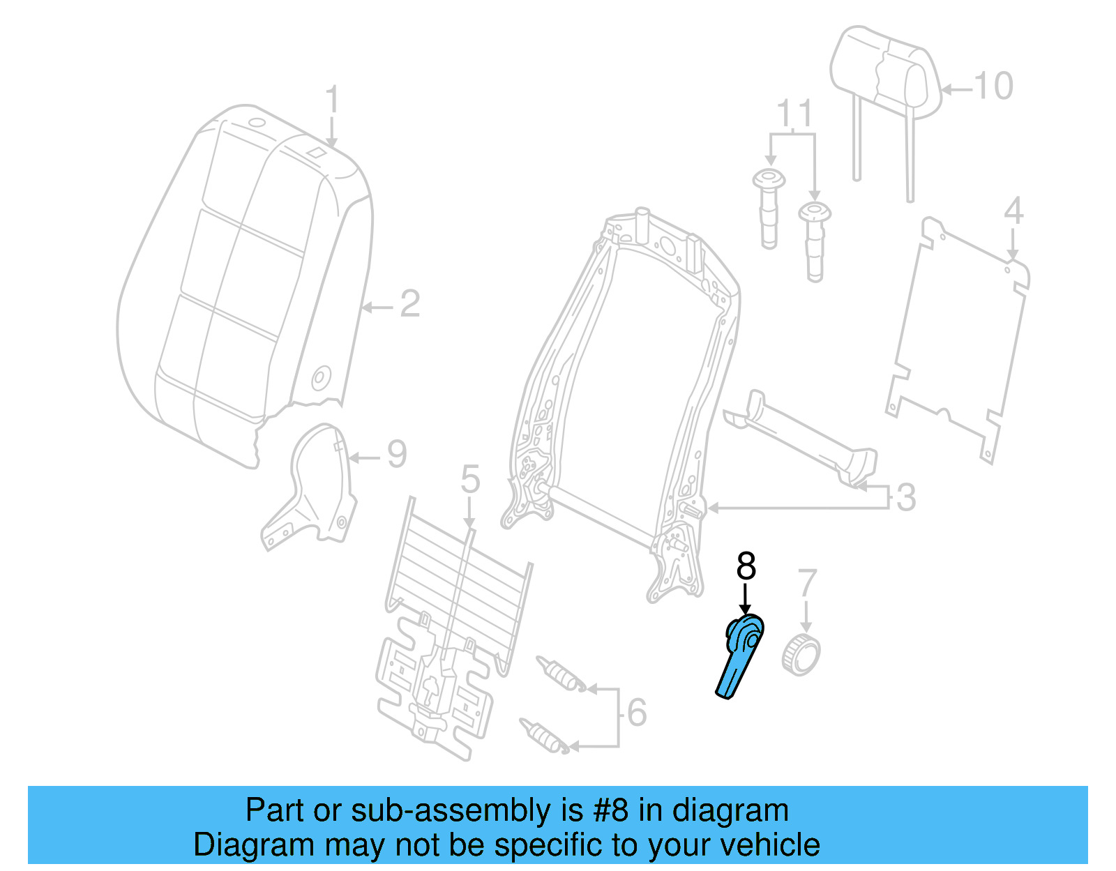 Adjust Lever 5N0-881-236-D-82V - View 28