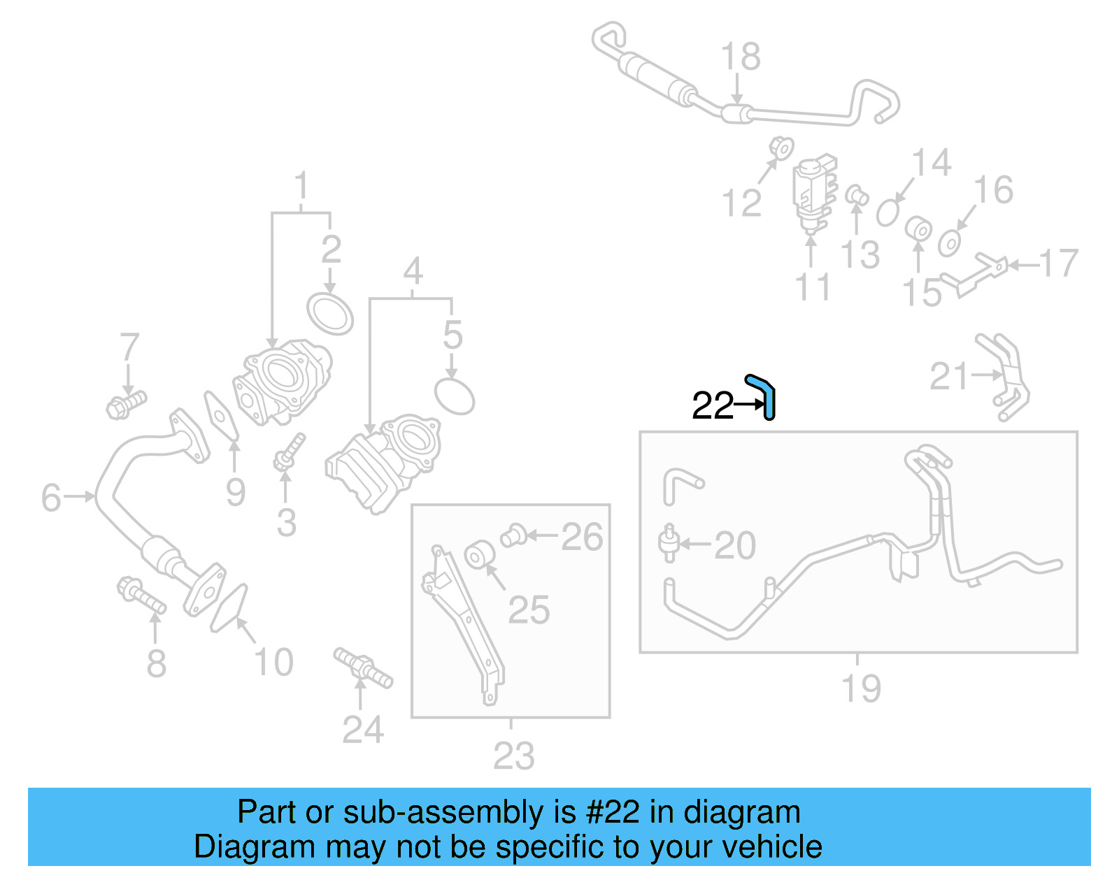 Connector Hose 03L-131-605-N - View 8