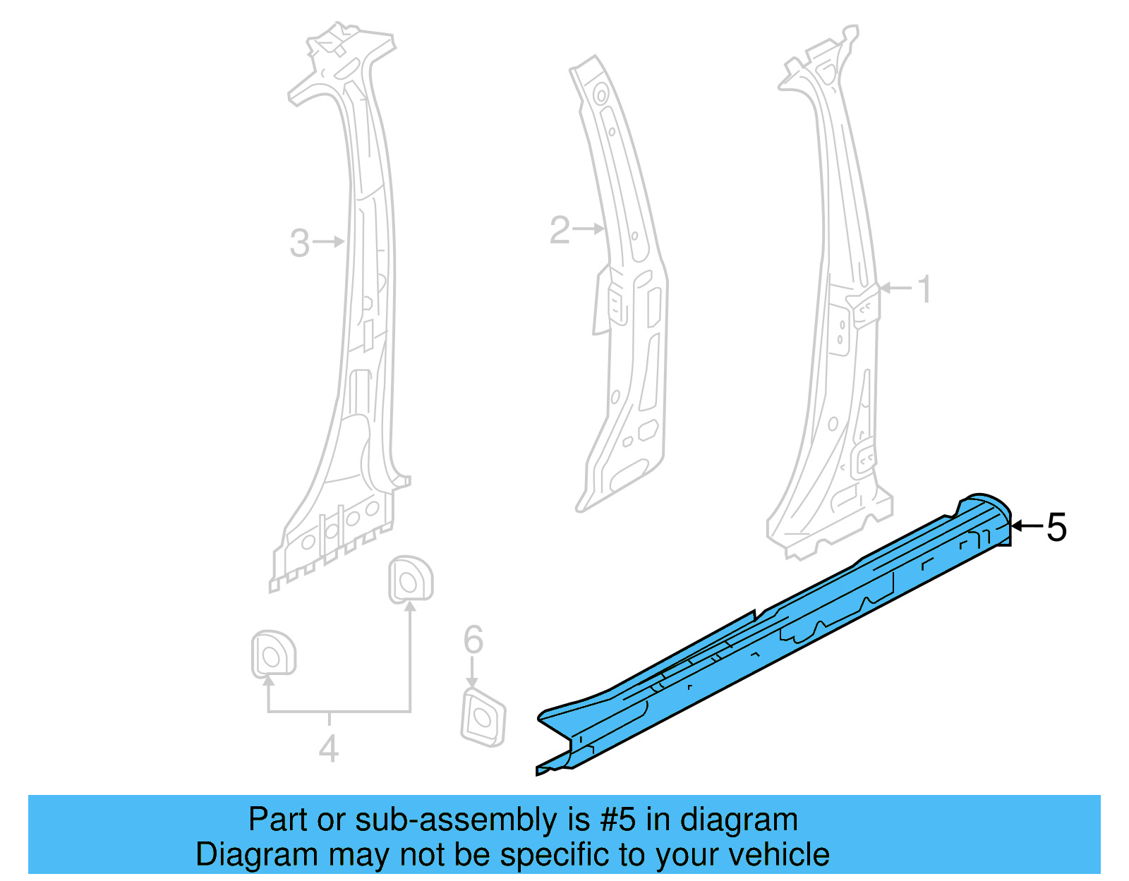 Rocker Reinforced 7P0-810-621 - View 6
