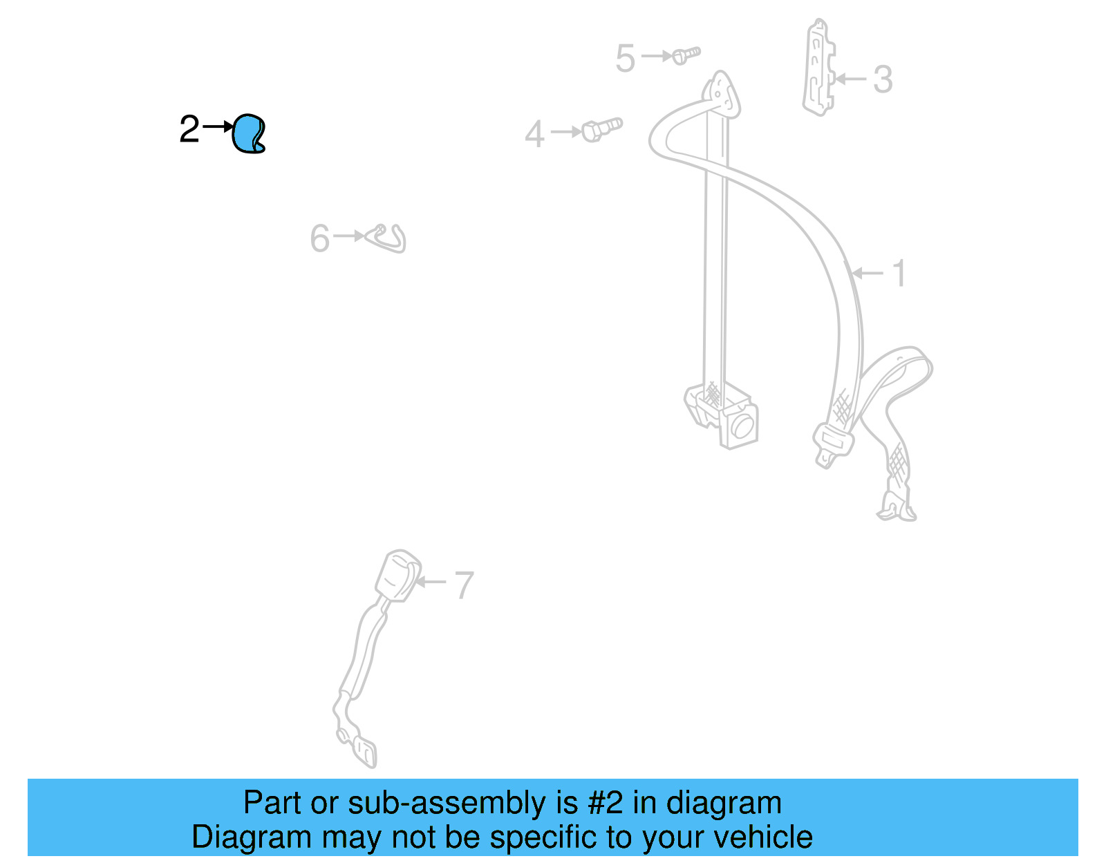 Retractor Assembly Cap 1J0-858-189-D-Y20 - View 13