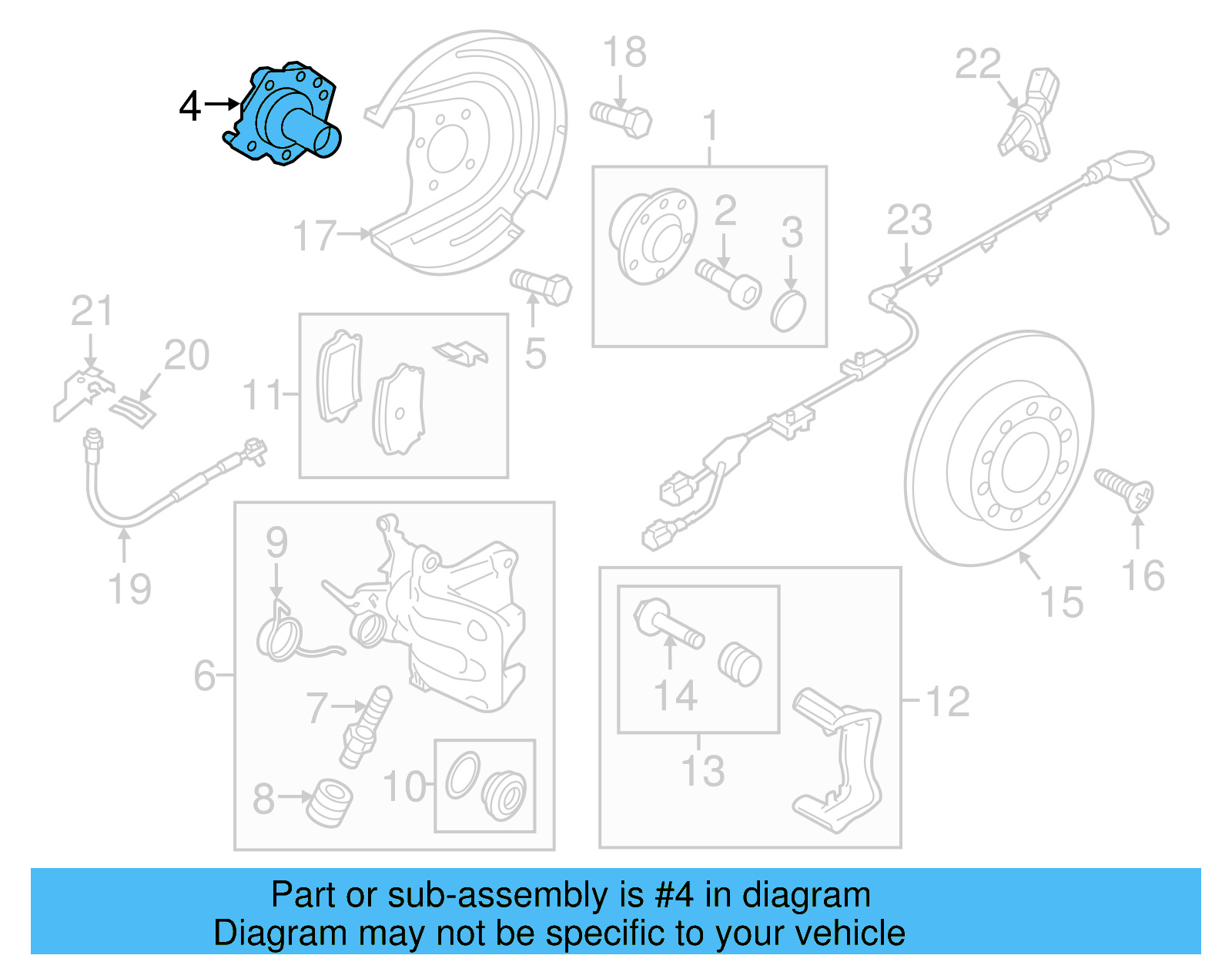 Stub Shaft 5Q0-501-117-A - View 4