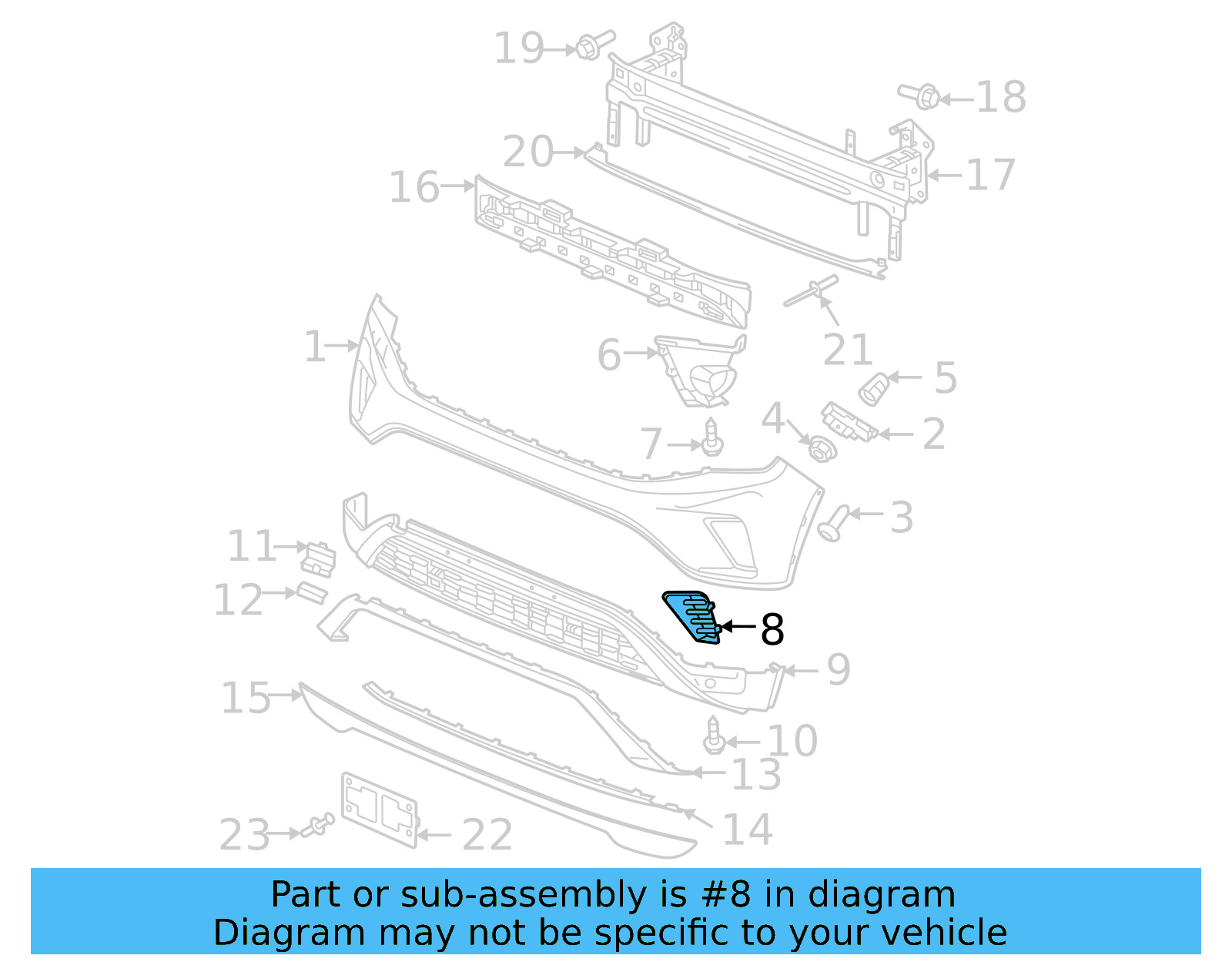 Grille 3CM-853-666-9B9 - View 3