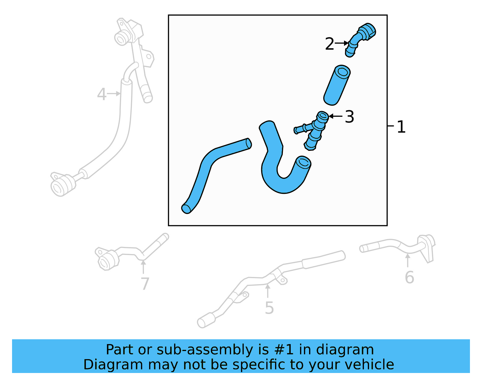 Heater Hose 5Q0-122-073-AB - View 22
