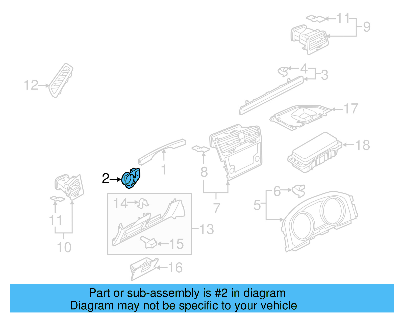 Switch Bezel 5GM-858-341-1QB - View 6