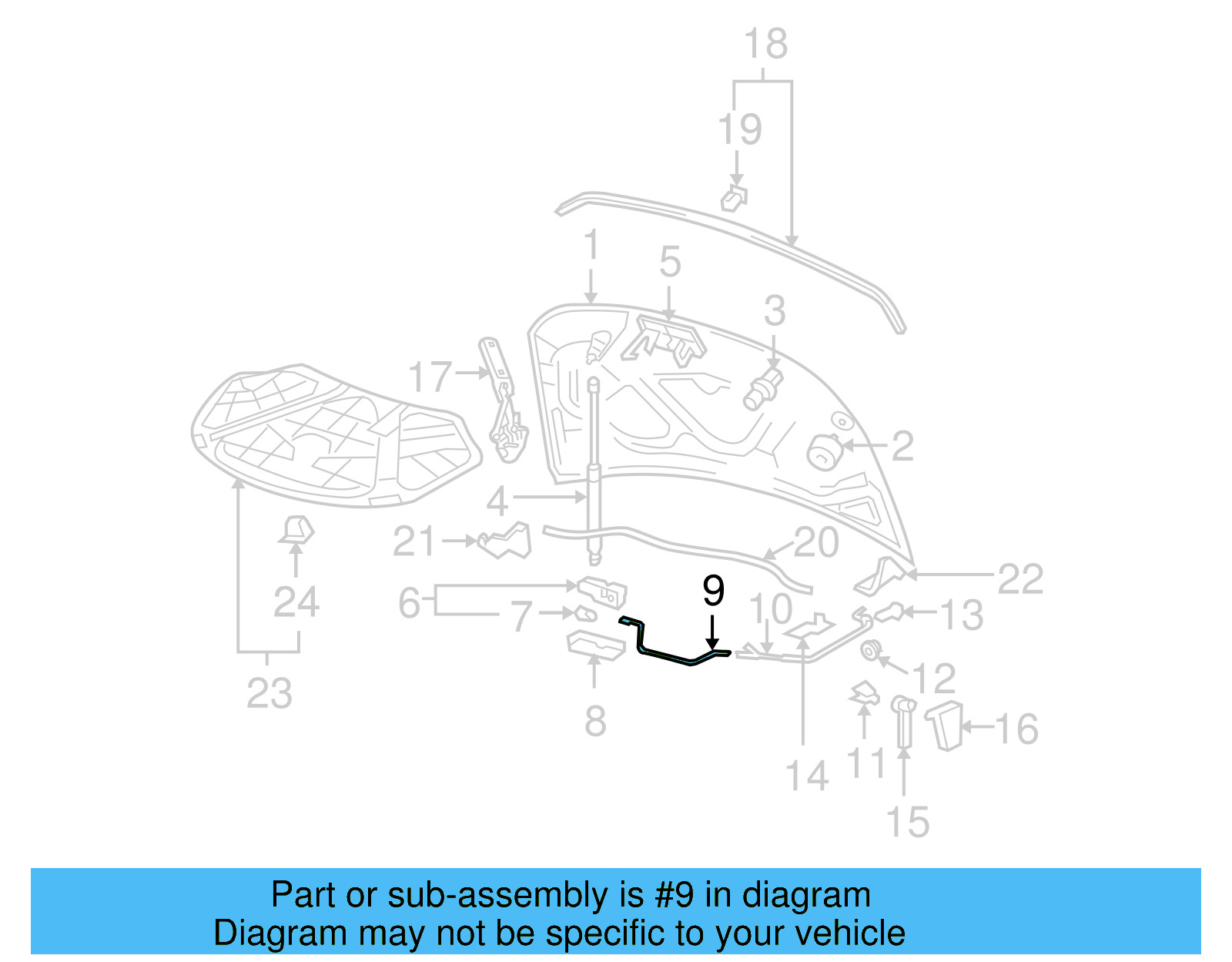 Release Cable 3C1-823-531 - View 9