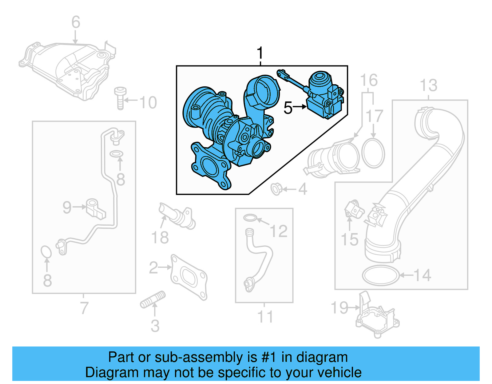 Turbocharger 04E-145-721-G - View 5