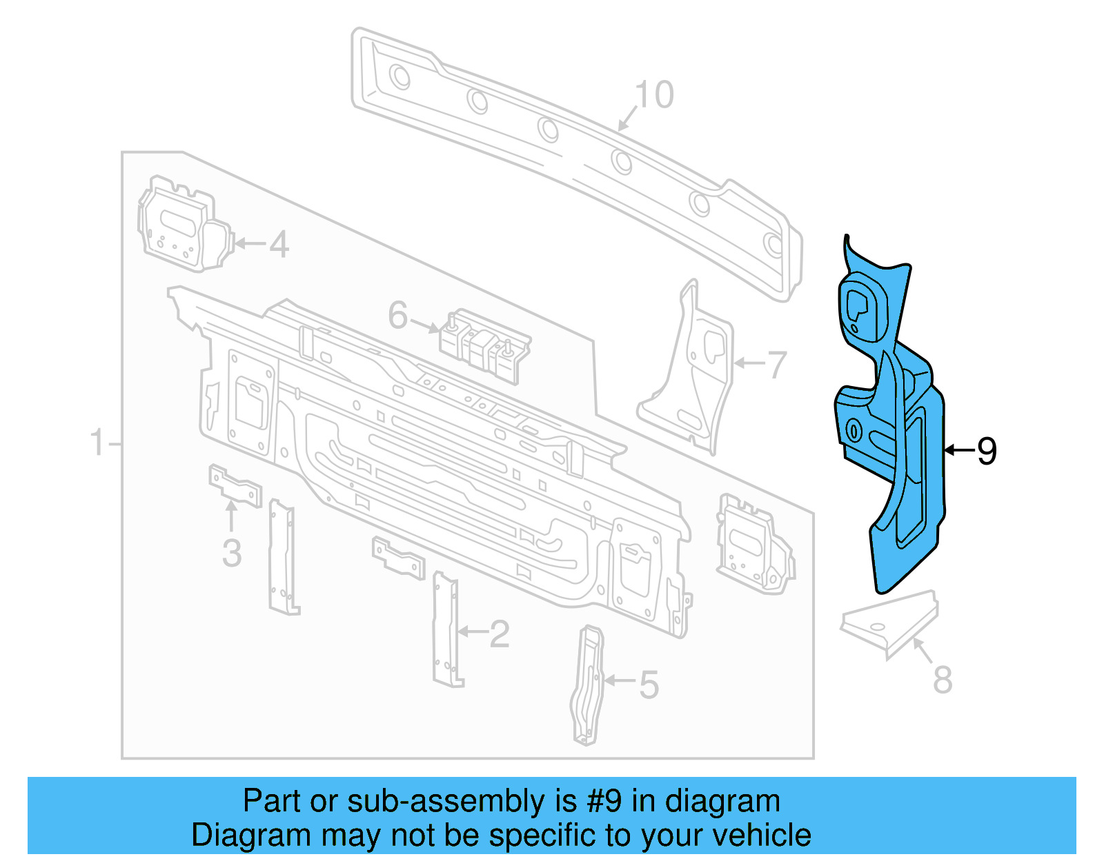 Tail Lamp Pocket 5G6-813-328-A - View 7