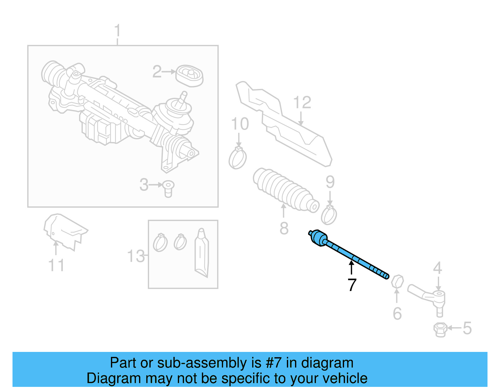 Tie Rod 1K0-423-810-A - View 25