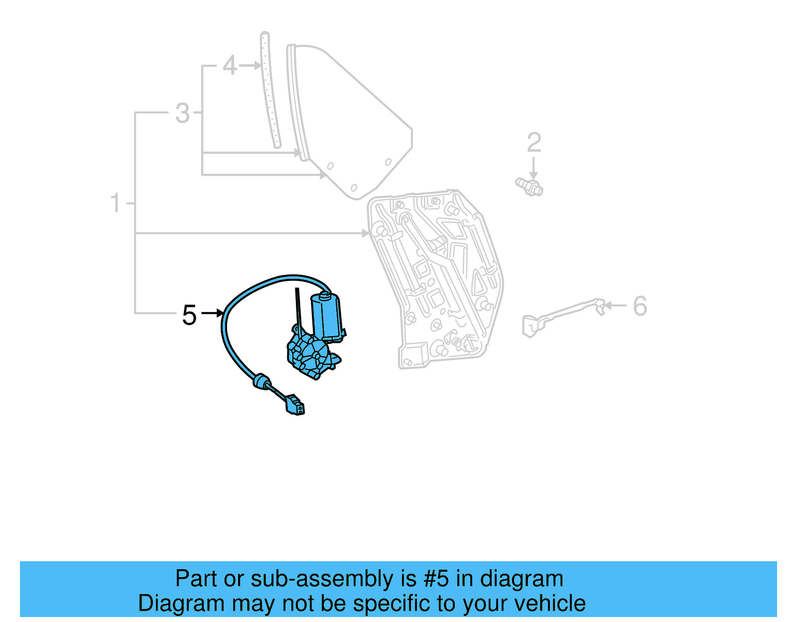 Window Motor 1Y0-959-812 - View 7