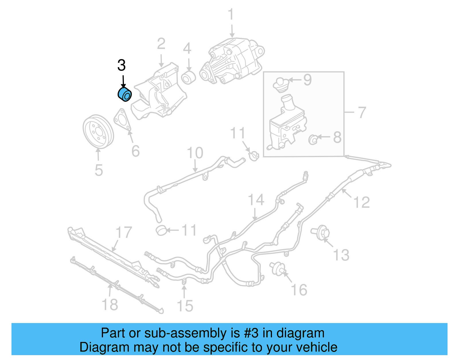 Mount Bracket Sleeve 077-115-143-D - View 7