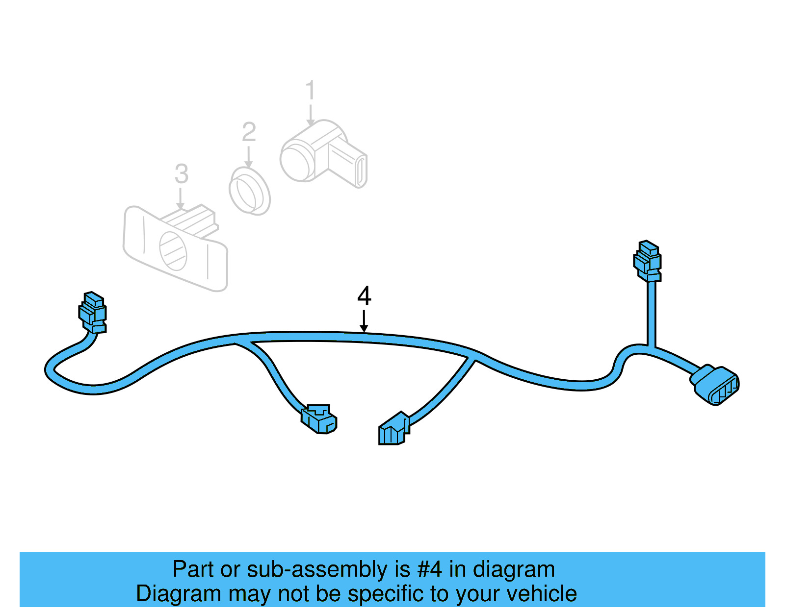 Harness 5C5-971-095-H - View 2