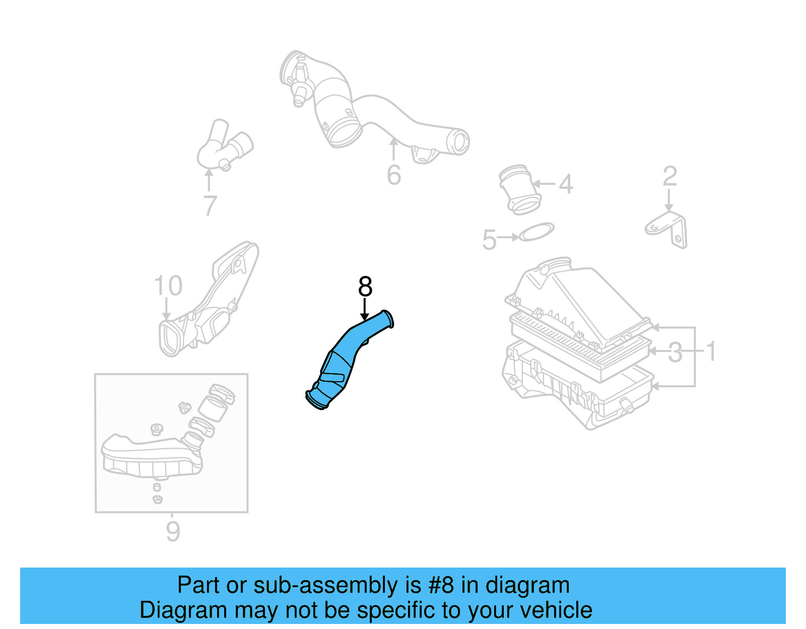 Connector Pipe 1C0-129-684-AN - View 4