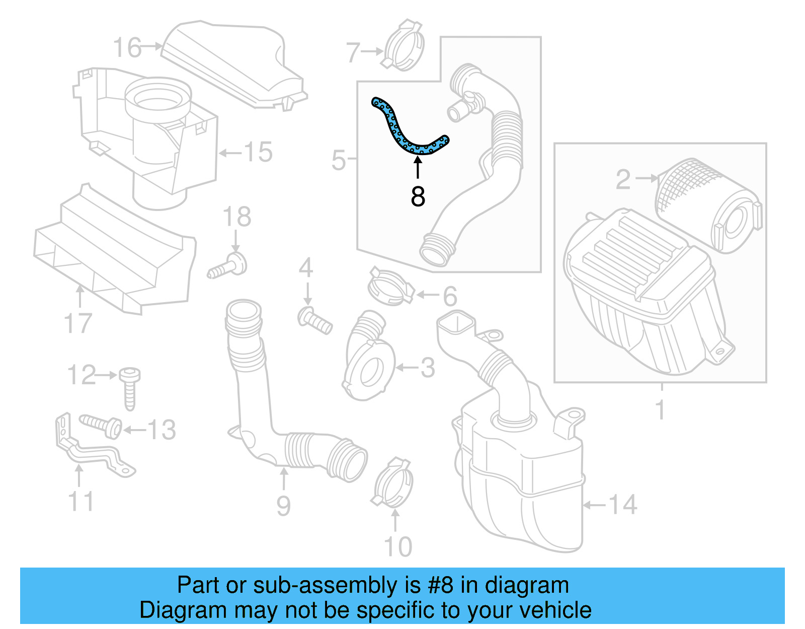 PCV Valve Hose 1J0-103-493-C - View 7