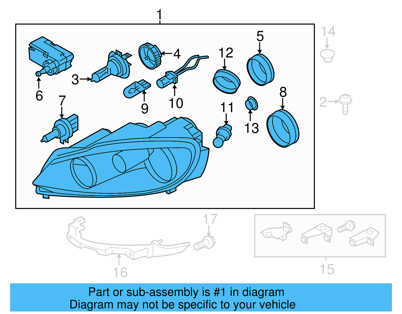 Composite Headlamp 5K0-941-005-C - View 17