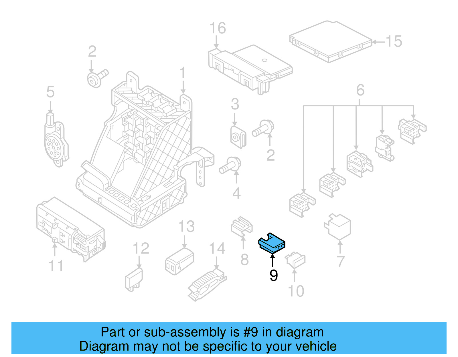 Fuse Box 1H0-937-530 - View 7