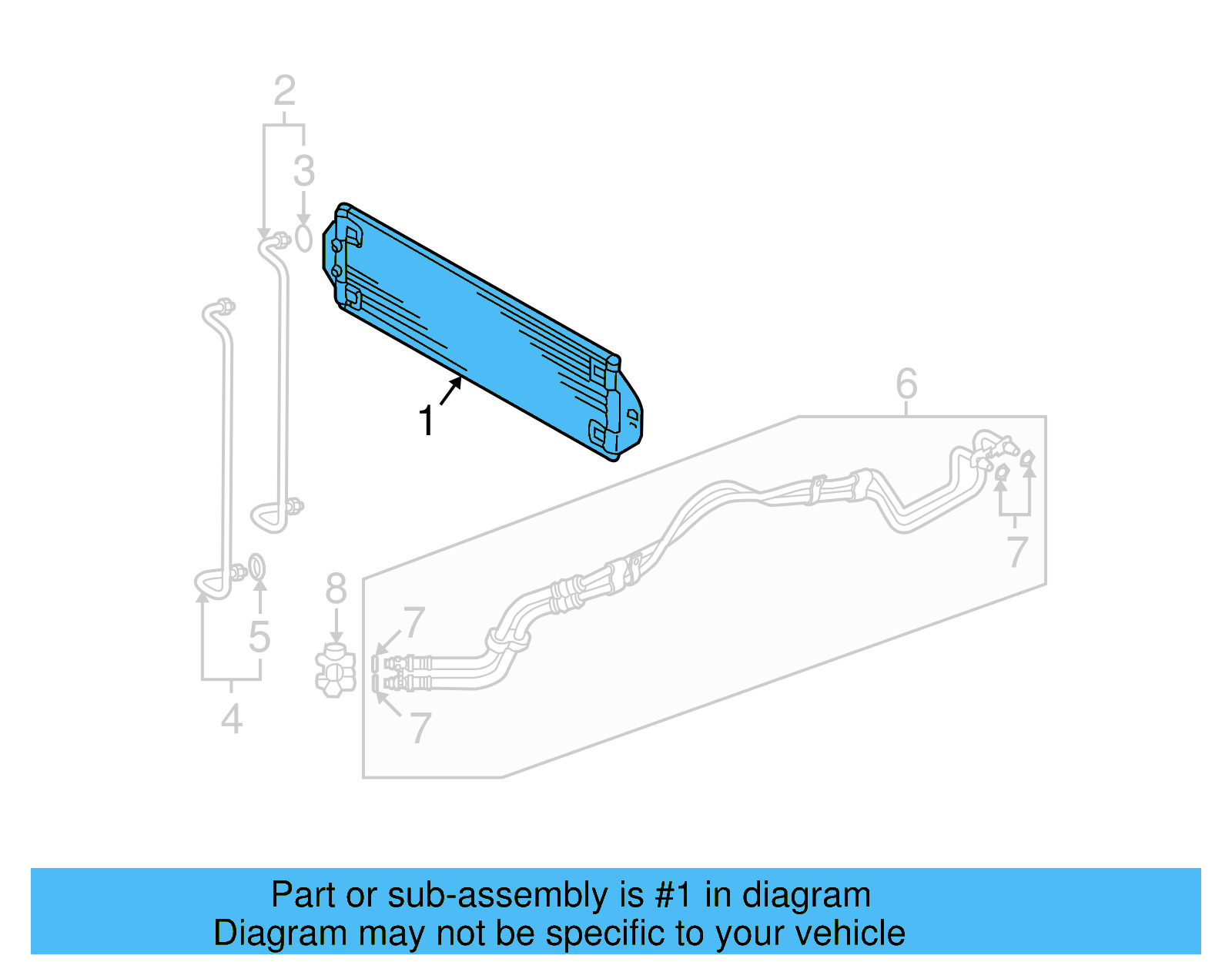 Trans Cooler 7L0-317-021-C - View 12