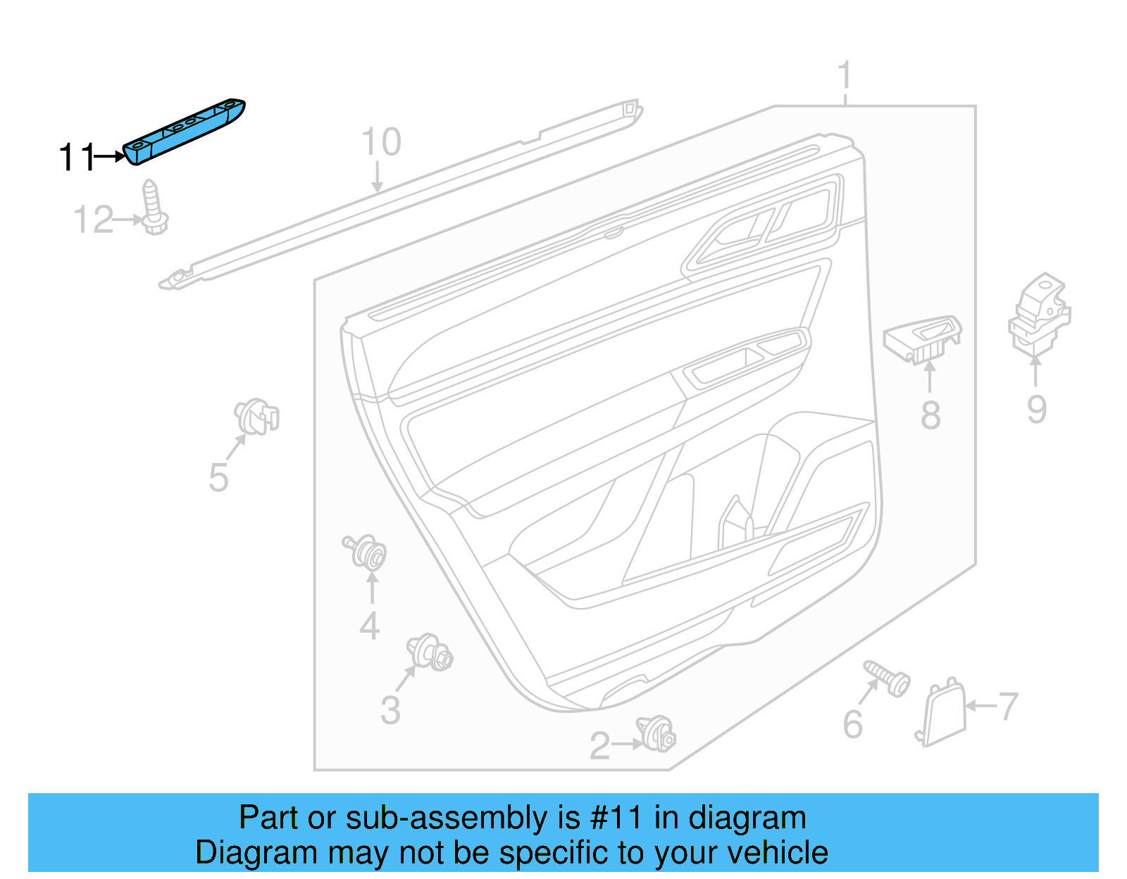 Upper Mount 3CN-861-789-82V - View 9