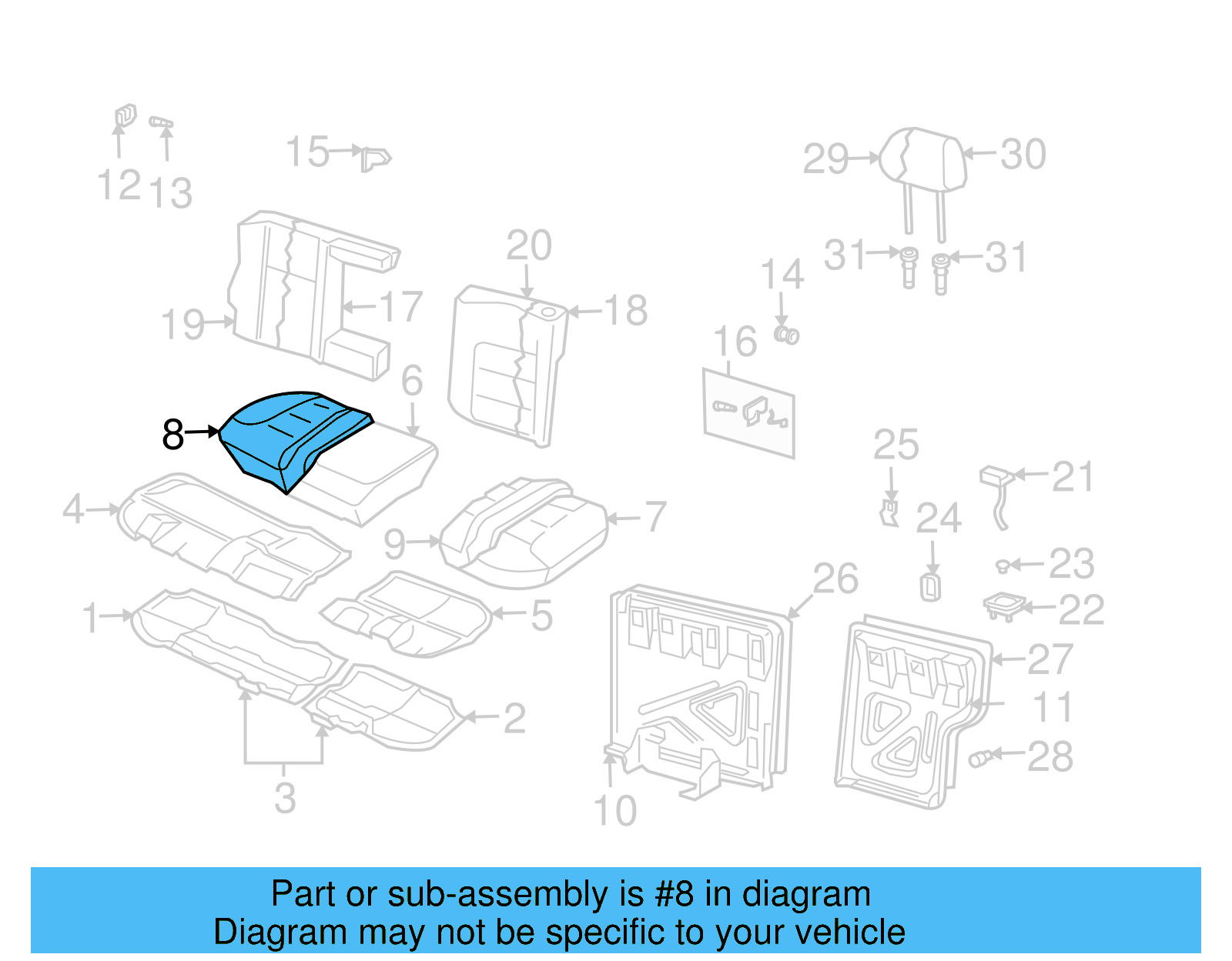 Seat Cover 1J0-885-406-JTT - View 4