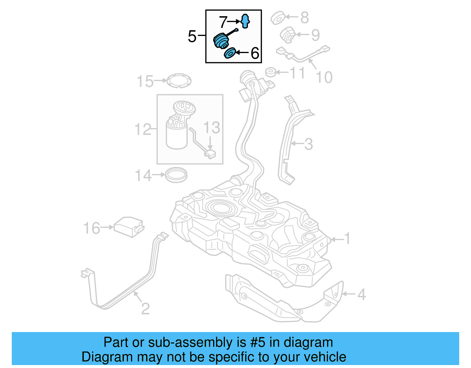 Fuel Cap 7N0-201-550-G - View 3