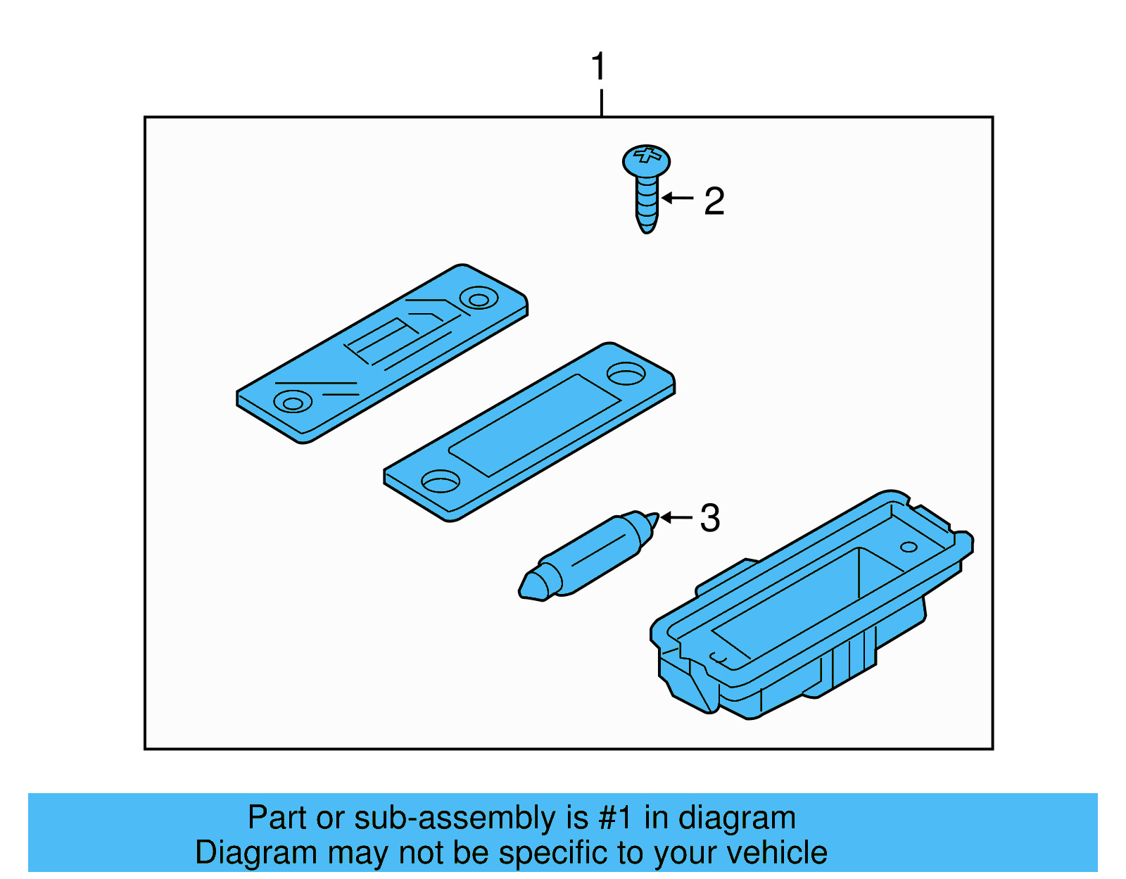 License Lamp 7L6-943-021 - View 5