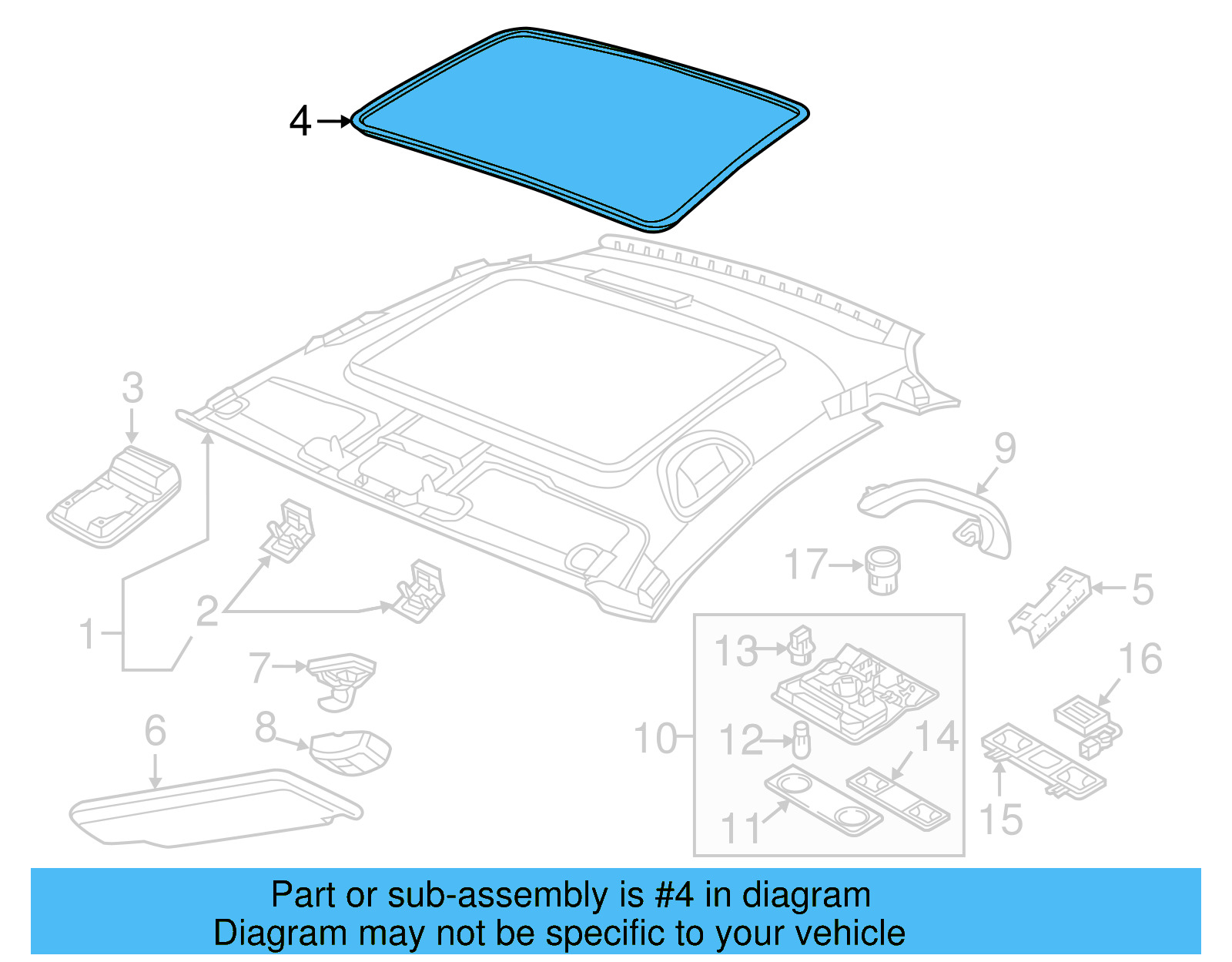 Weatherstrip 5C5-867-659 - View 3