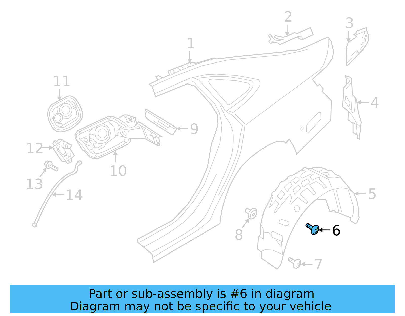 Bumper Cover Support Rail Bolt WHT-003-954 - View 18