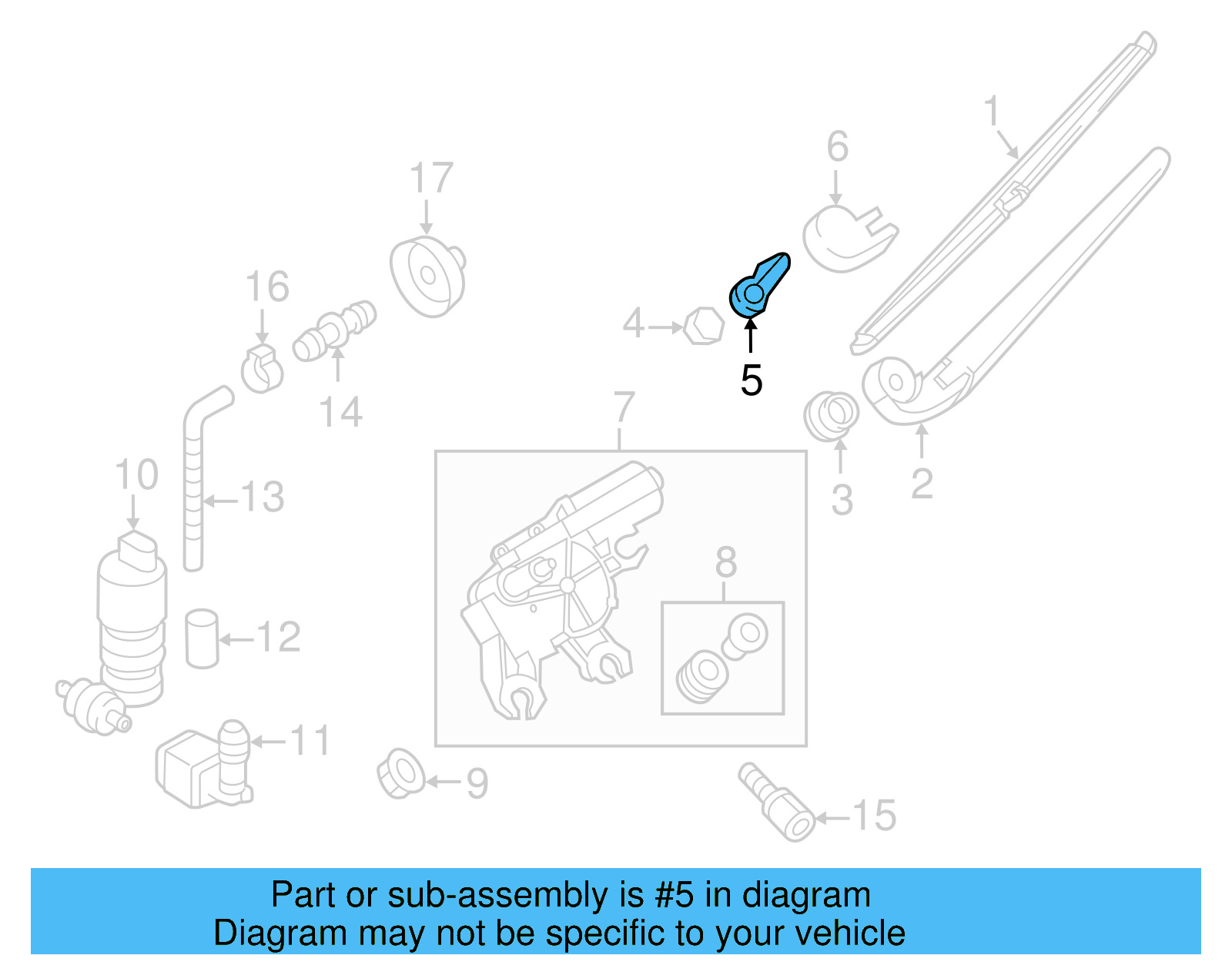 Washer Nozzle 7P5-955-985 - View 8