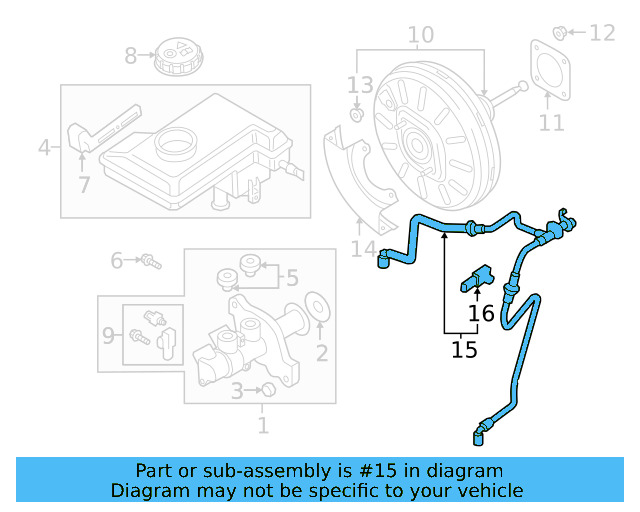 Vacuum Hose 3QF-612-041-E - View 3