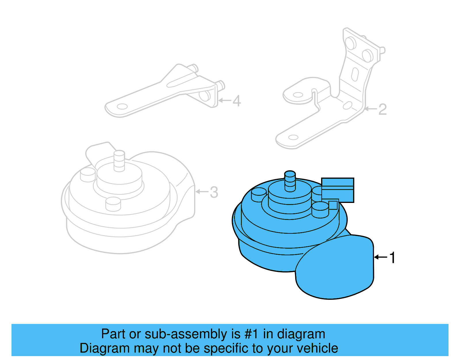 High Note Horn 8X0-951-223-B