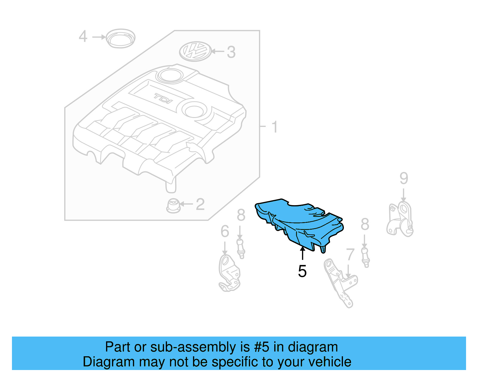 Sound Absorber 03L-103-954 - View 6
