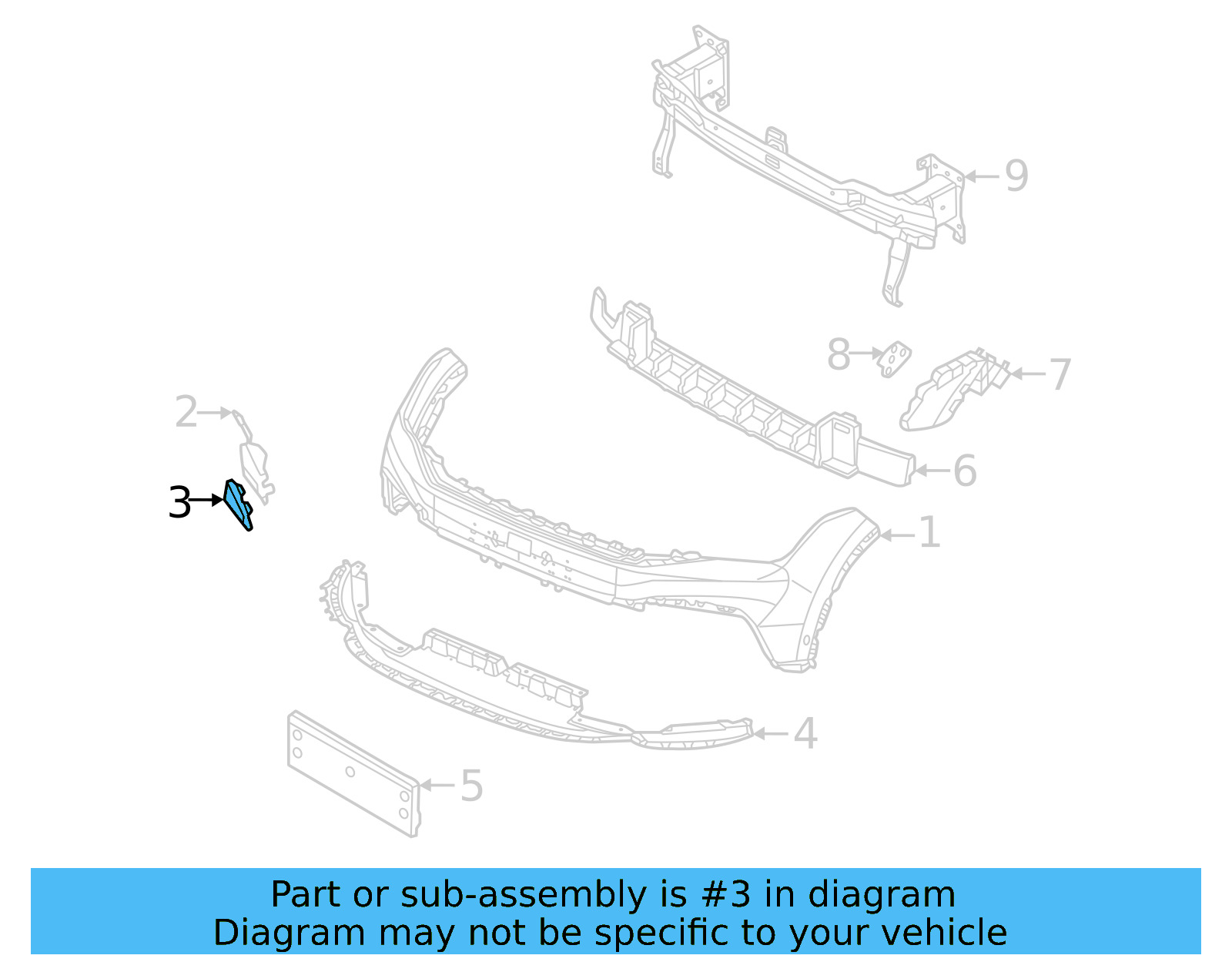 Tow Eye Cap 5NN-807-241-D-041 - View 3