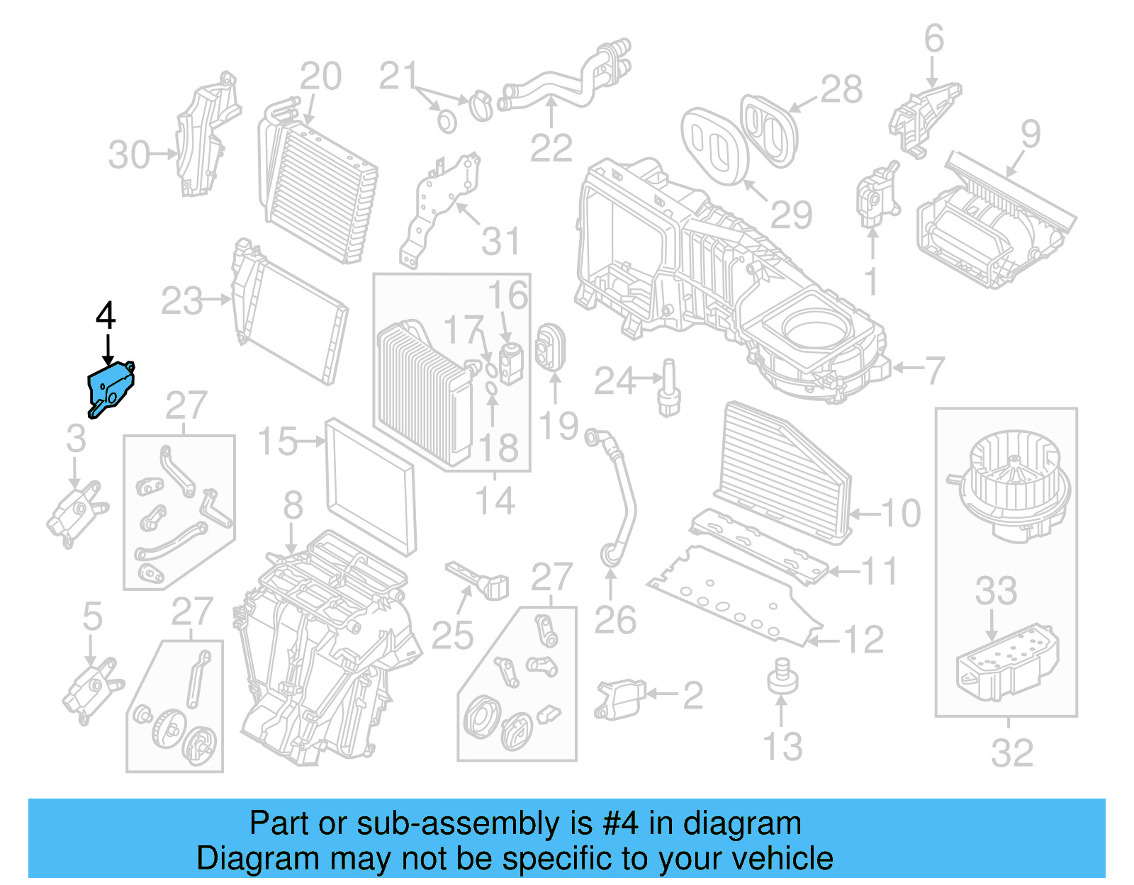 Adjust Motor 561-907-511-E - View 5