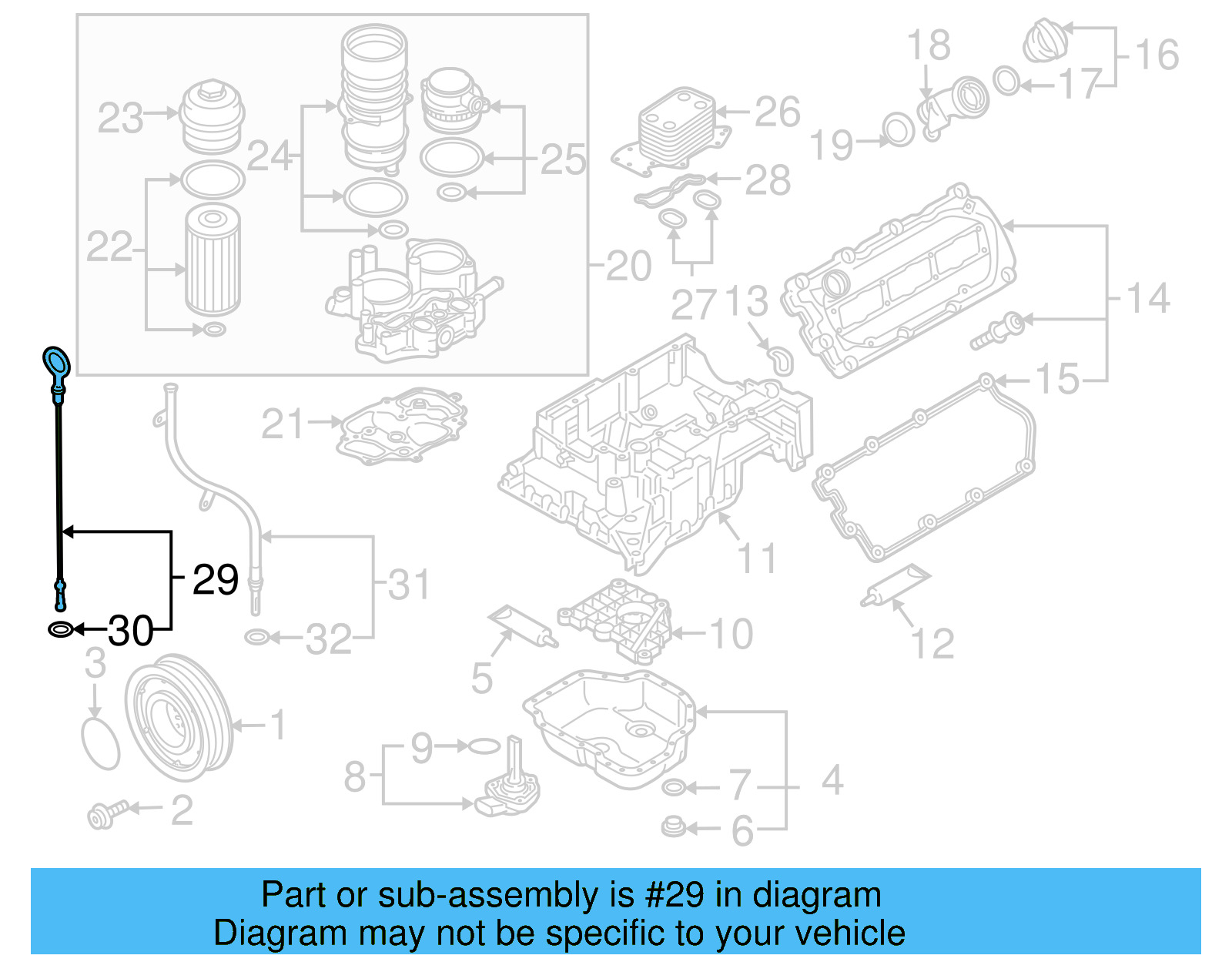 Dipstick 059-115-611-AA - View 6
