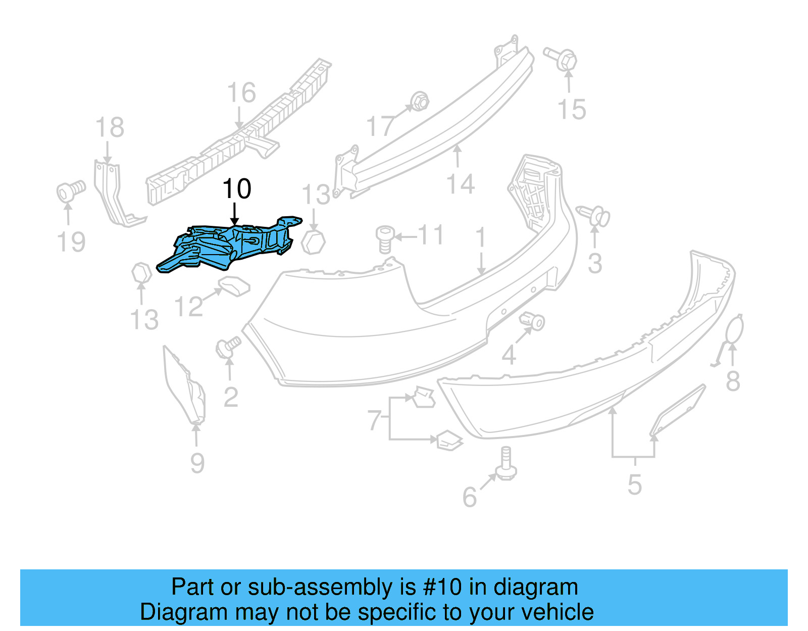 Guide Bracket 1K6-807-376 - View 2