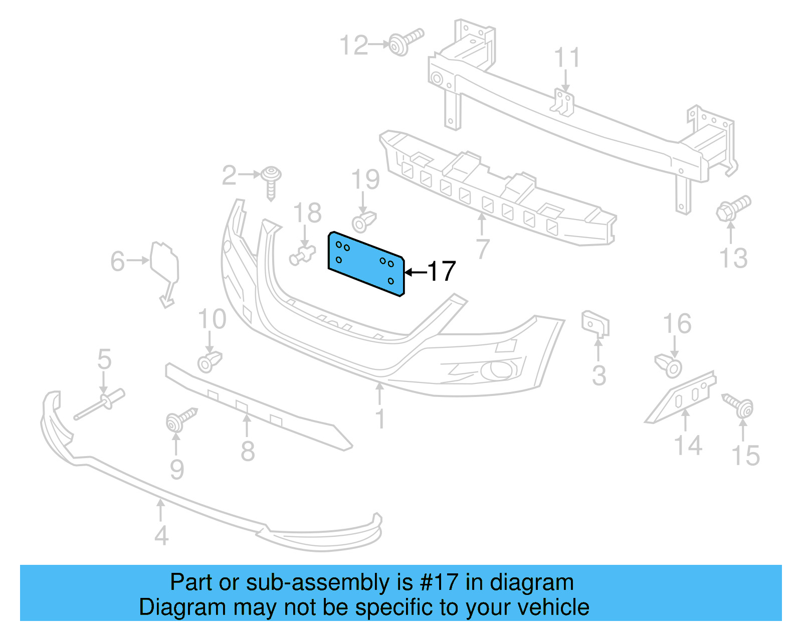 License Bracket 5N0-807-287-C-9B9 - View 8