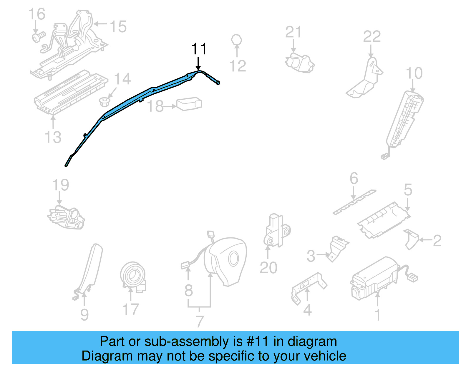 Curtain Air Bag 1K9-880-742-F - View 12