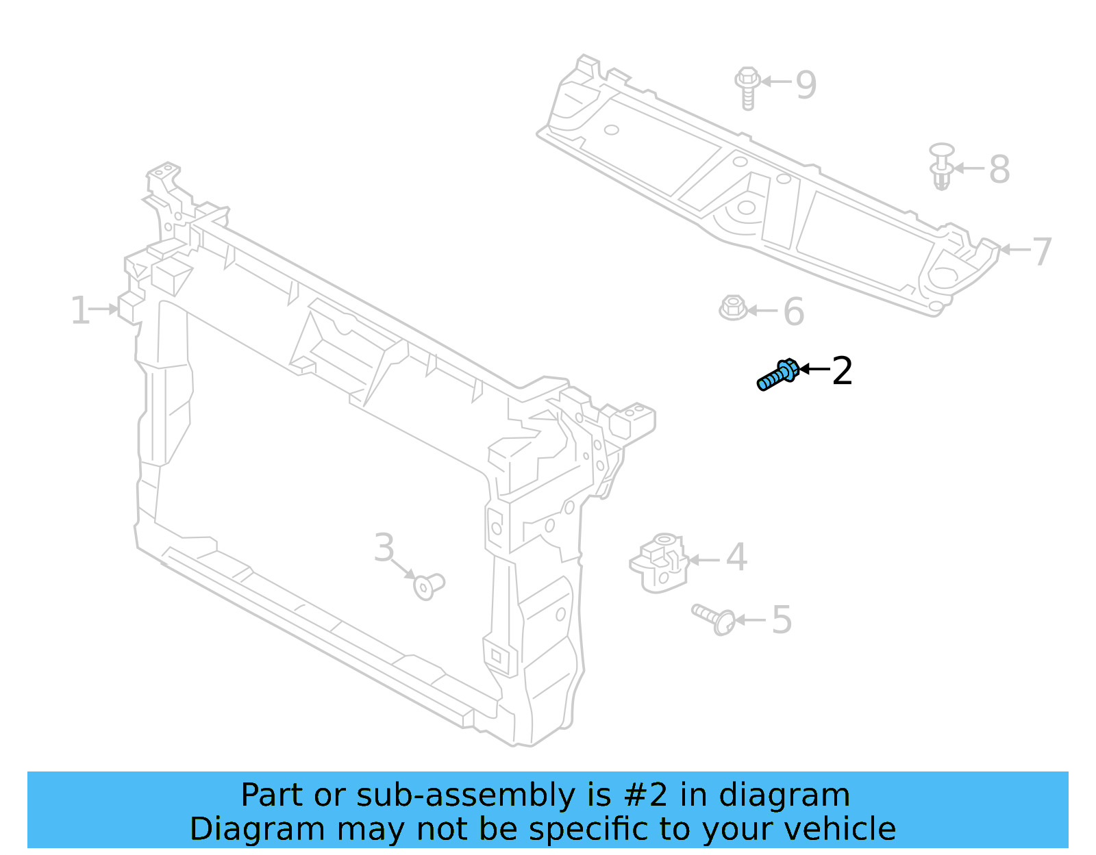 Mount Bolt 8K0-805-399-B - View 6