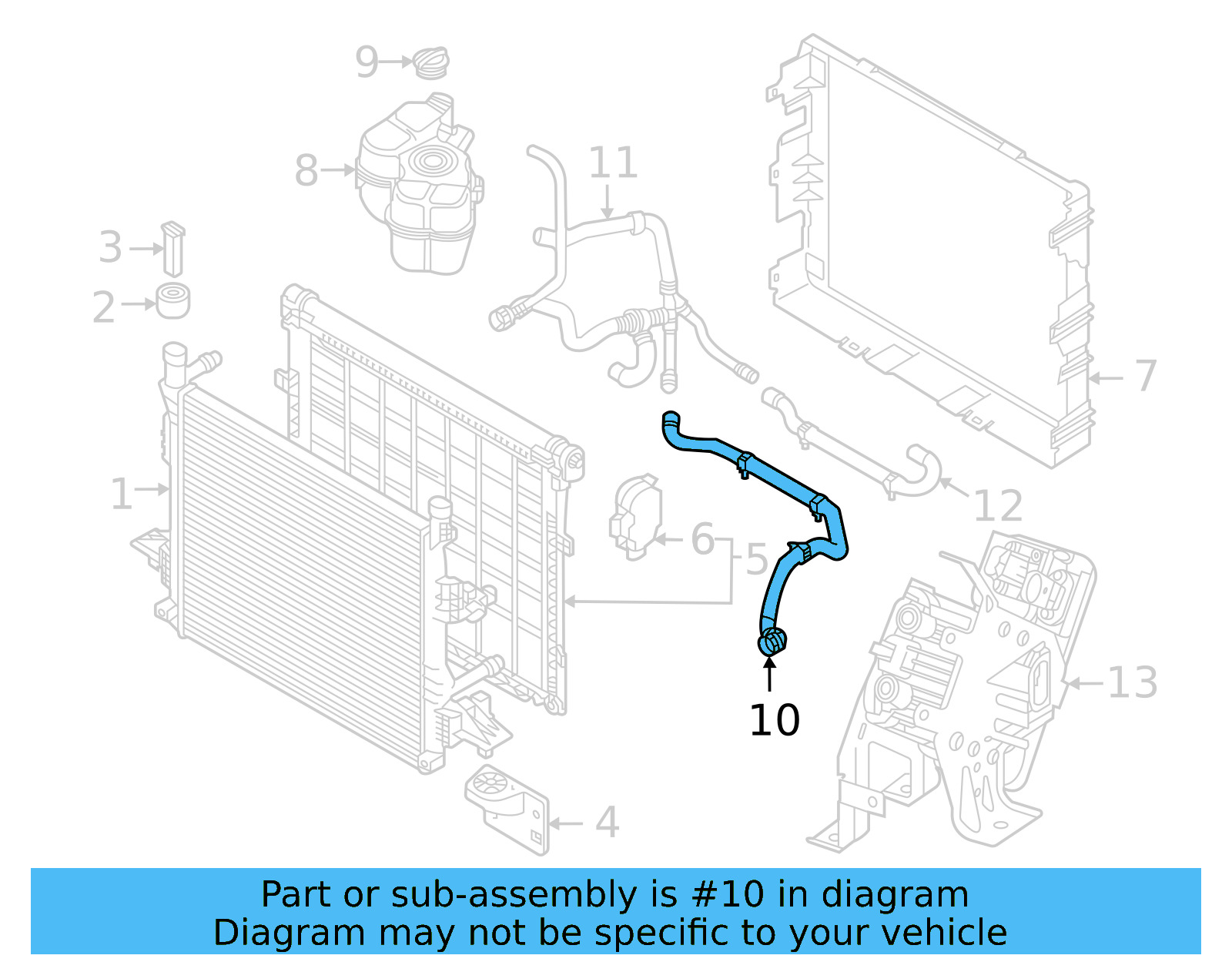 Lower Hose 1EA-121-051-T - View 6