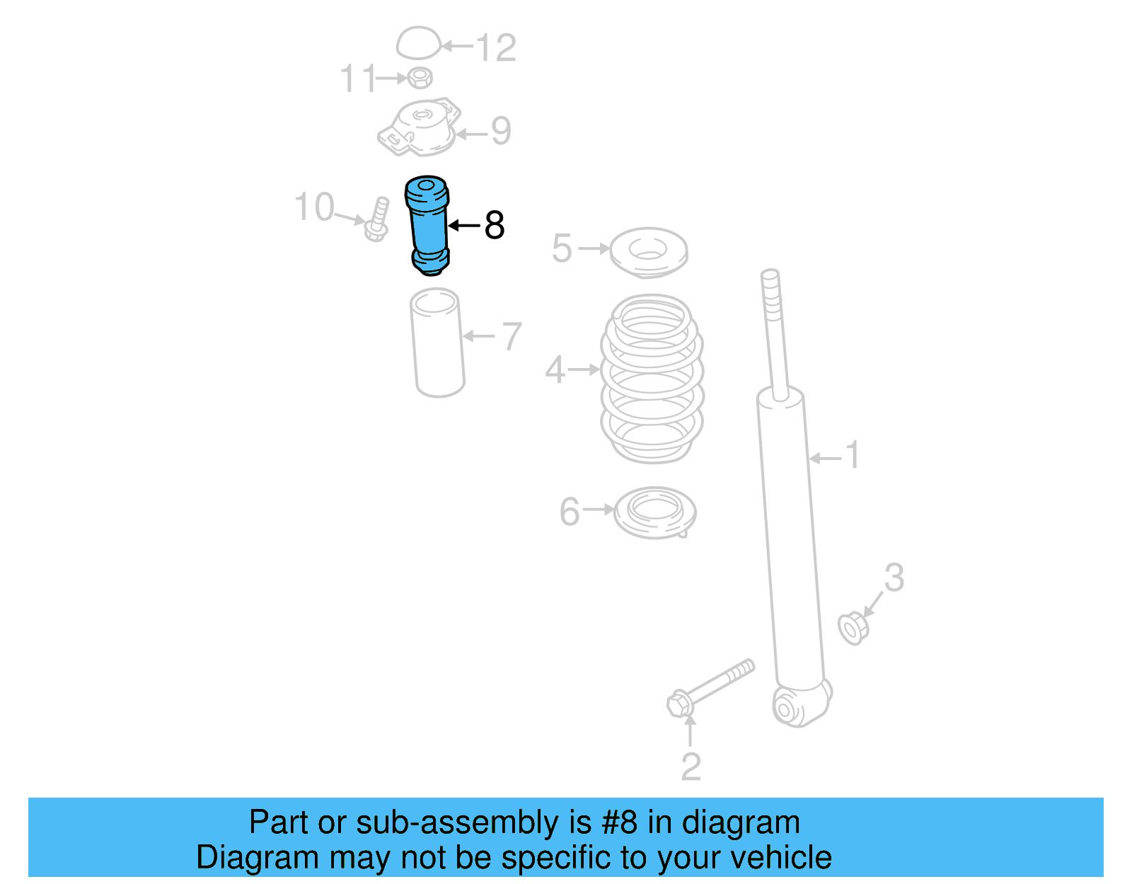 Jounce Bumper 3QF-511-357 - View 5